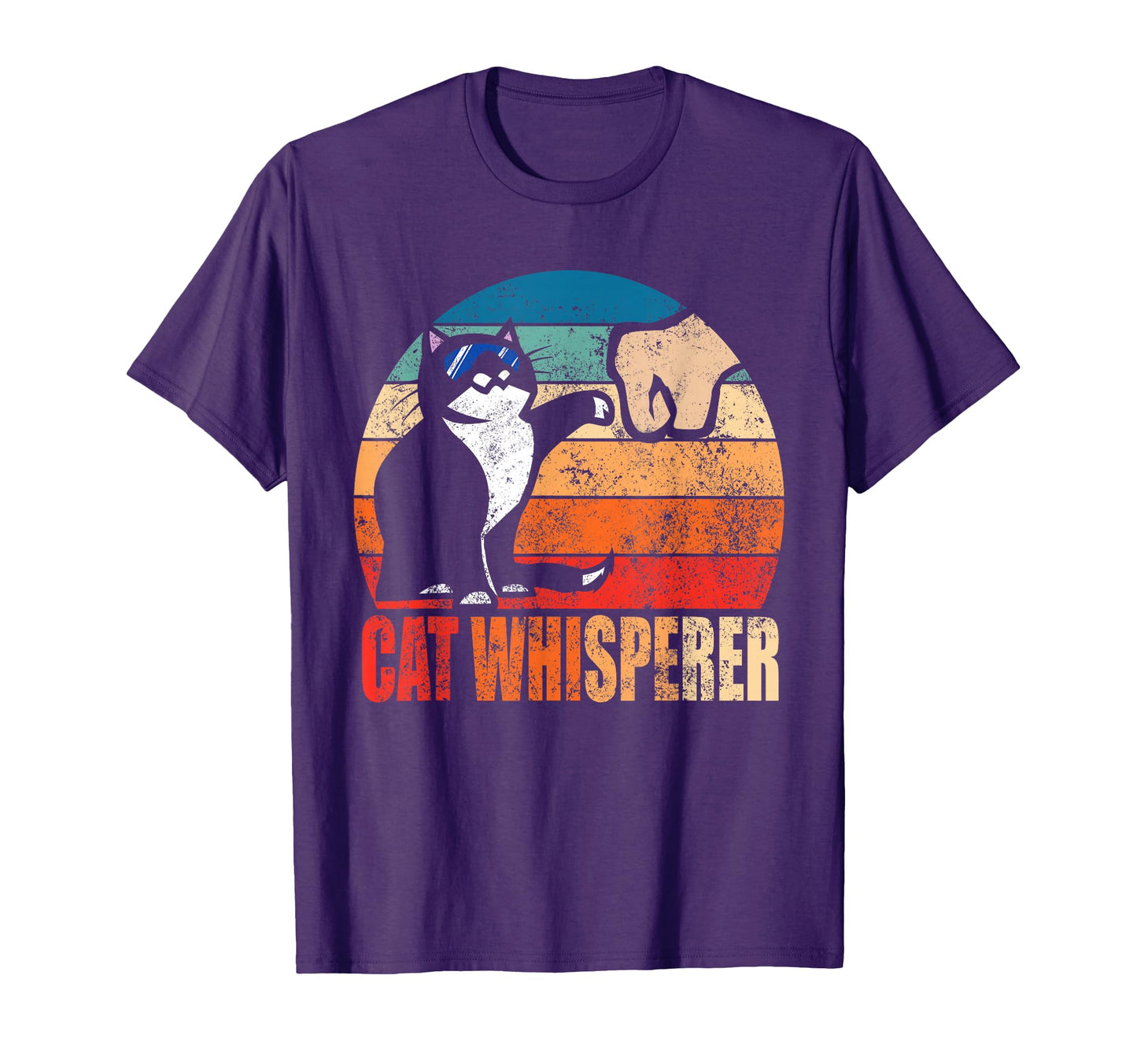 Funny Best Cat Whisperer Fist Bump T-Shirt - Fun Novelty Design Men Women - T-Shirt, Sweatshirt, Hoodie