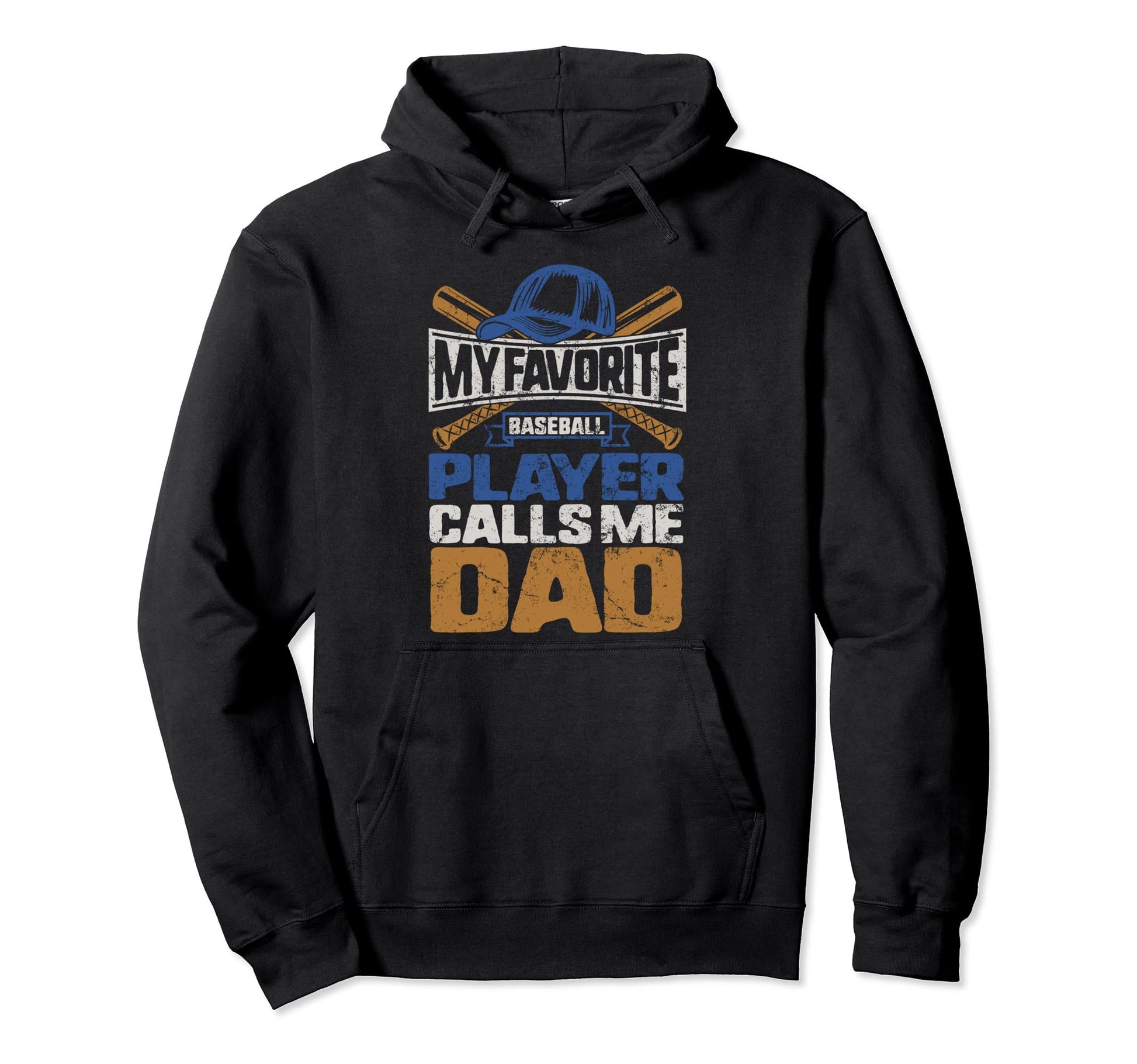 Favorite Baseball Player Calls Me Hoodie - Fun Novelty Design for Adults - T-Shirt, Sweatshirt, Hoodie