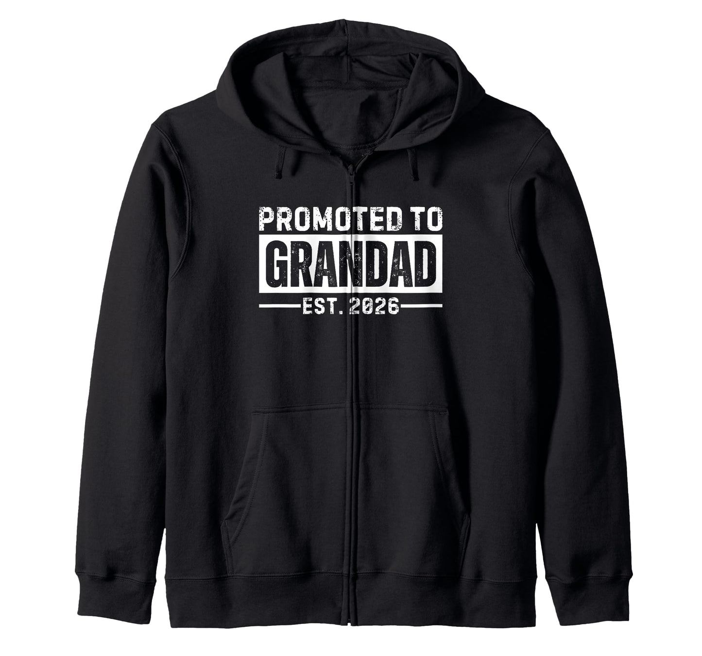 Promoted To Grandad Est 2026 Grandpa Hoodie - Aesthetic Graphic Unisex - T-Shirt, Sweatshirt, Hoodie