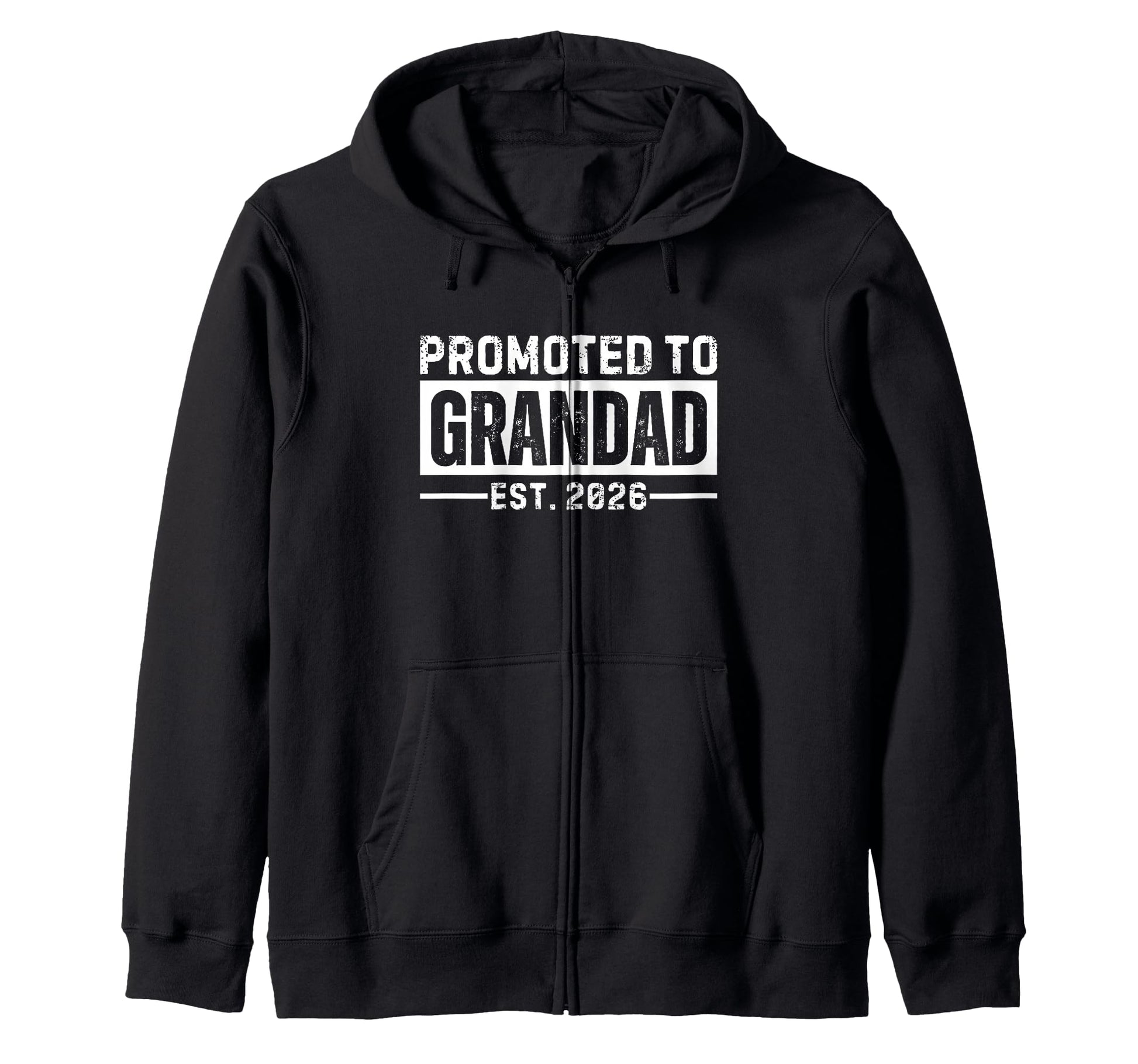 Promoted To Grandad Est 2026 Grandpa Hoodie - Aesthetic Graphic Unisex - T-Shirt, Sweatshirt, Hoodie