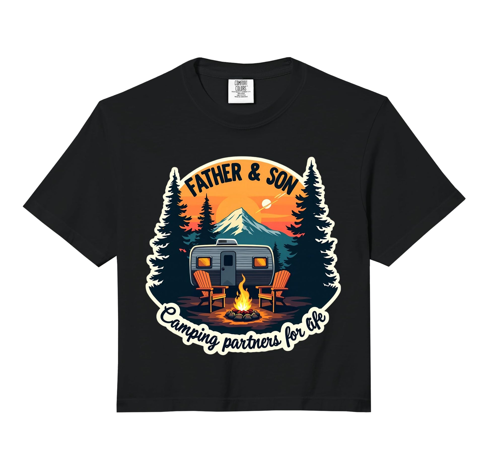 Father And Son Camping Partners Sweatshirt - Custom Art Print for Adults - T-Shirt, Sweatshirt, Hoodie
