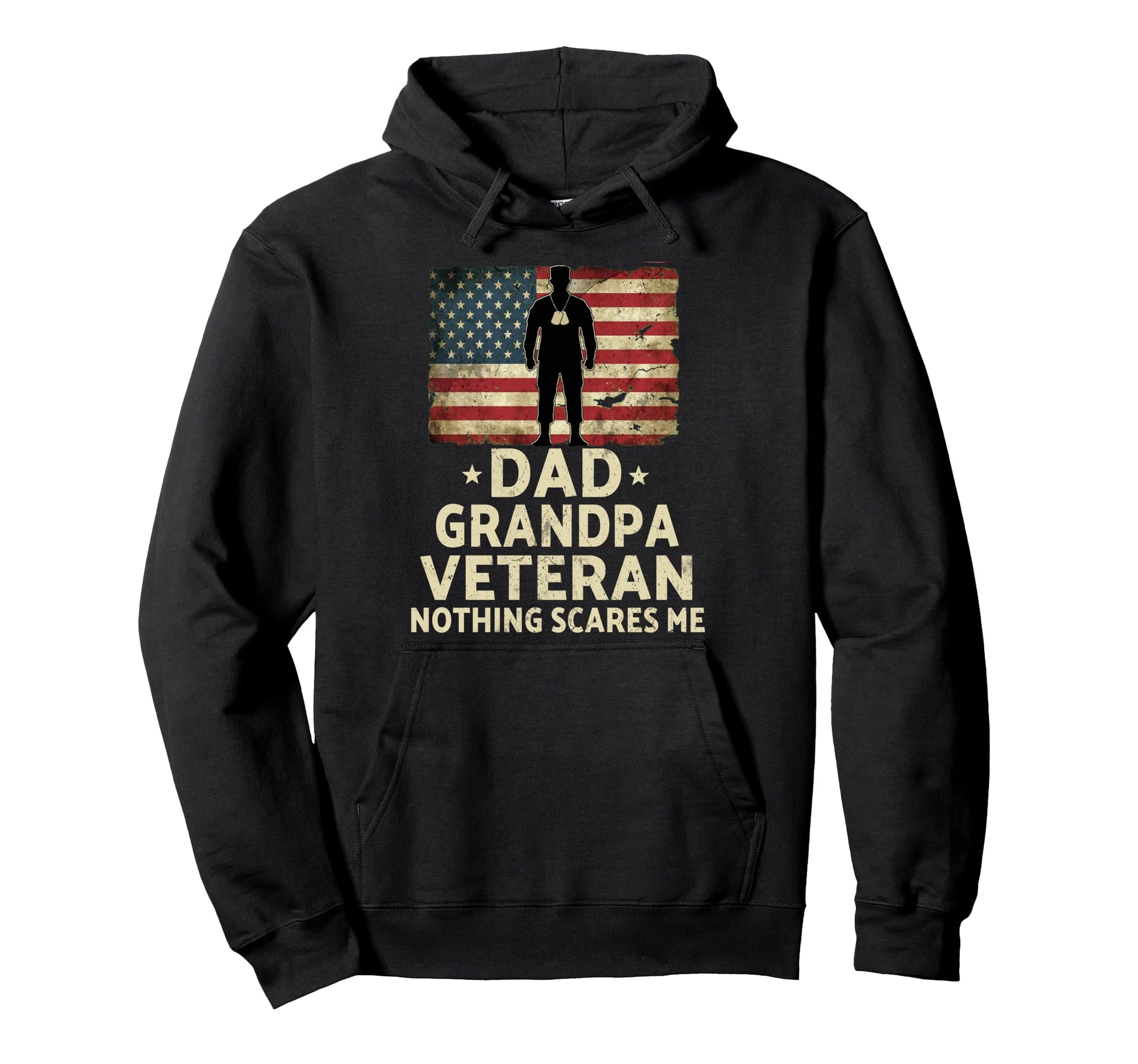 Im Dad Grandpa And Veteran Fathers Day Hoodie - Unique Graphic Unisex - T-Shirt, Sweatshirt, Hoodie