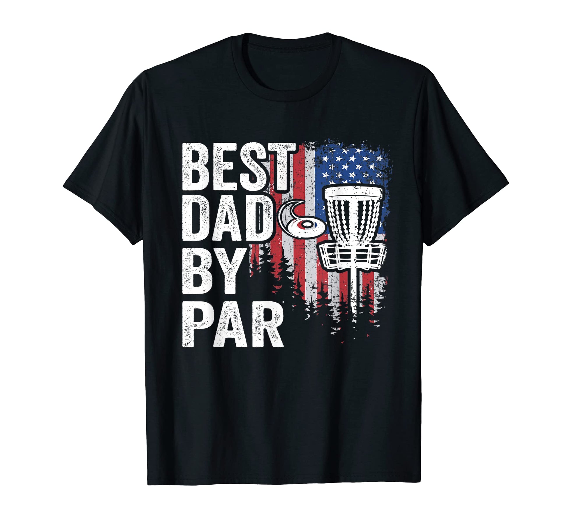 Mens Us American Flag Disc Golf T-Shirt - Streetwear Style for Adults - T-Shirt, Sweatshirt, Hoodie