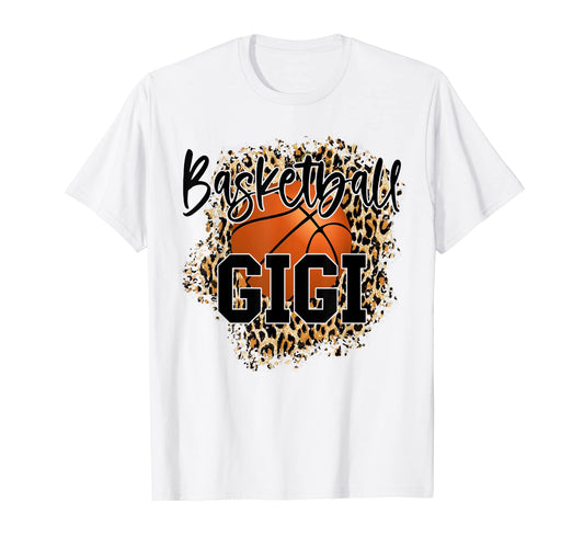 Basketball Gigi Leopard Funny Sports T-Shirt - Fun Novelty Design Unisex - T-Shirt, Sweatshirt, Hoodie