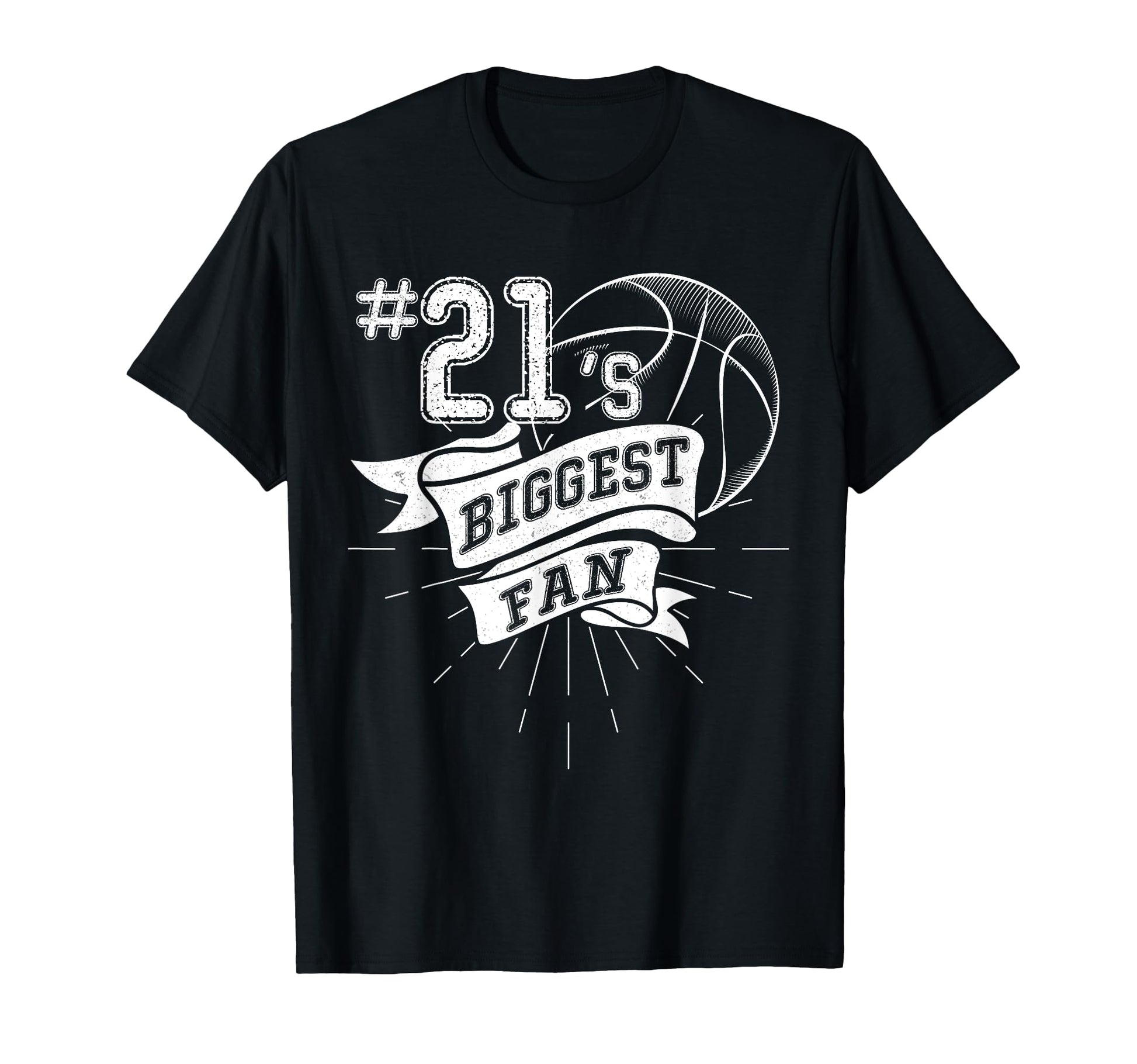 Biggest Fan Baseball Player Number T-Shirt - Fun Novelty Design for Adults - T-Shirt, Sweatshirt, Hoodie