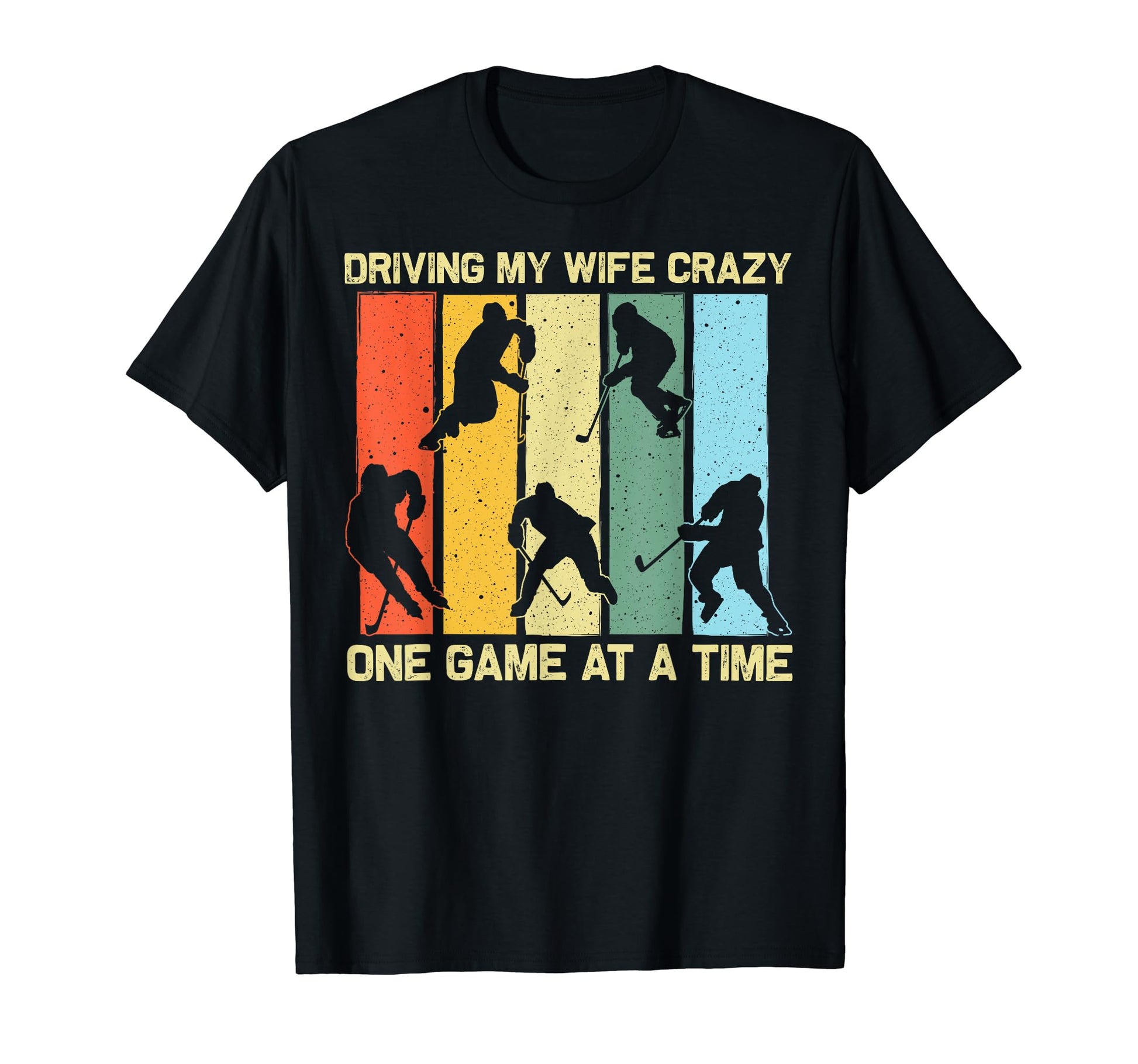 Ice Hockey Dad Player Goalie Hockey T-Shirt - Custom Art Print for Adults - T-Shirt, Sweatshirt, Hoodie