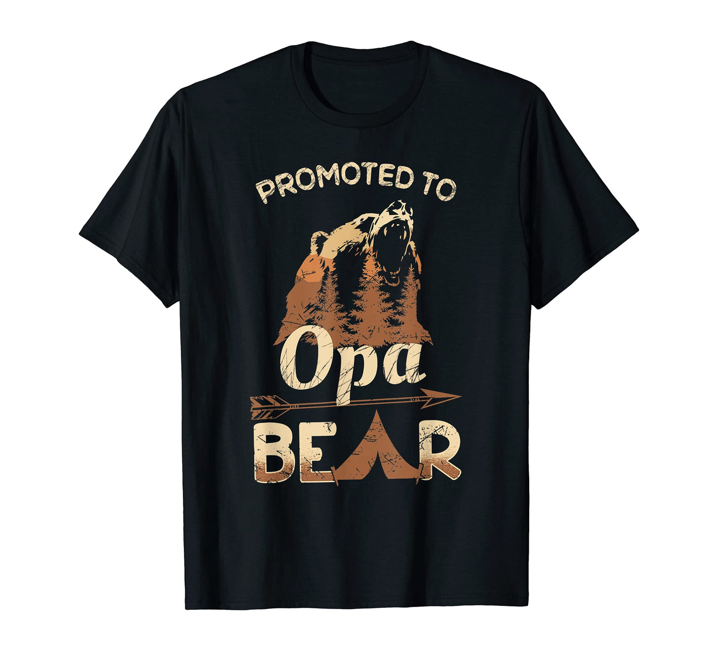 Mens New Opa Rustic Bear Promoted To T-Shirt - Streetwear Style Men Women - T-Shirt, Sweatshirt, Hoodie
