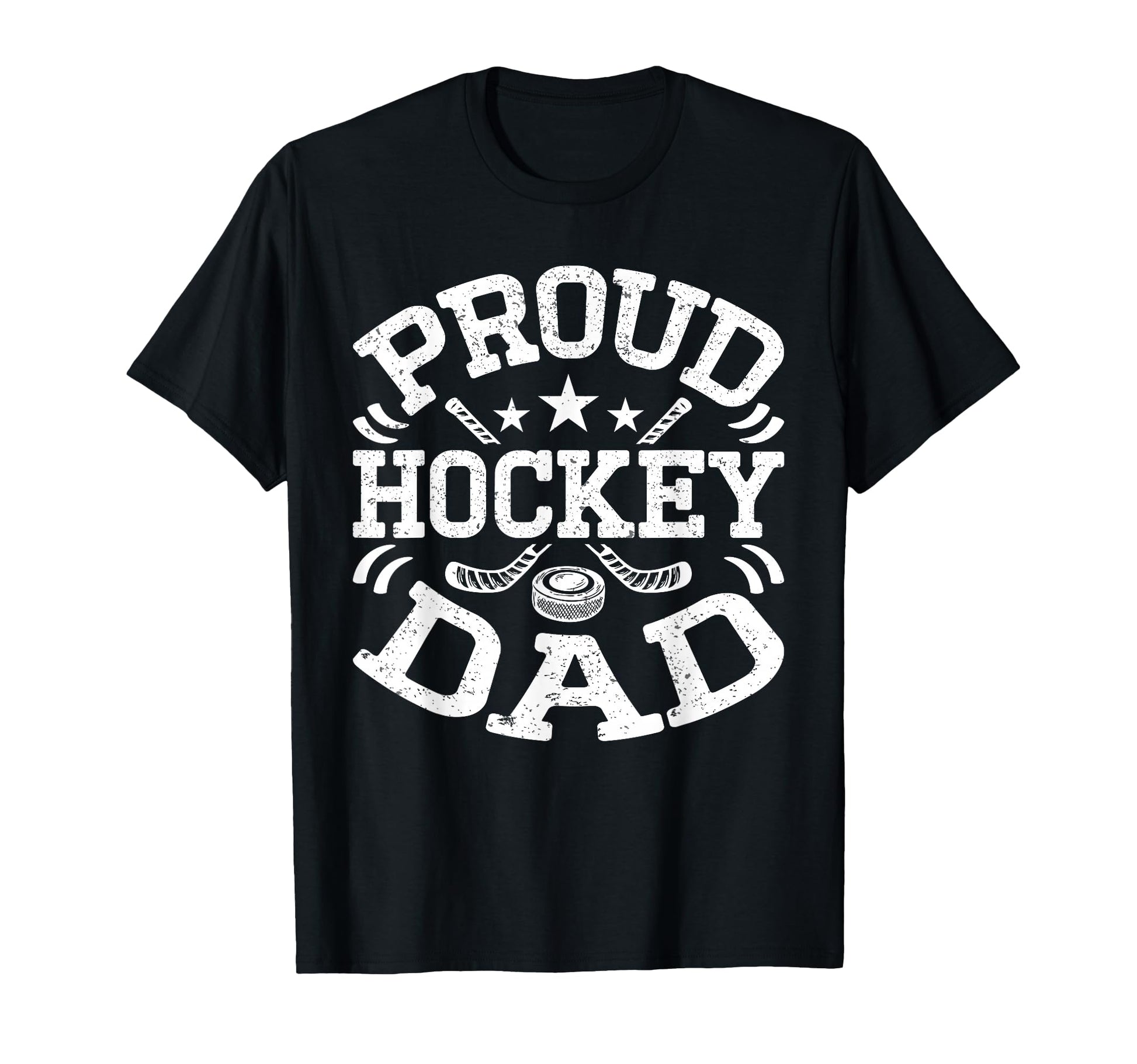 Proud Hockey Dad Ice Hockey Lover T-Shirt - Novelty Apparel for Adults - T-Shirt, Sweatshirt, Hoodie