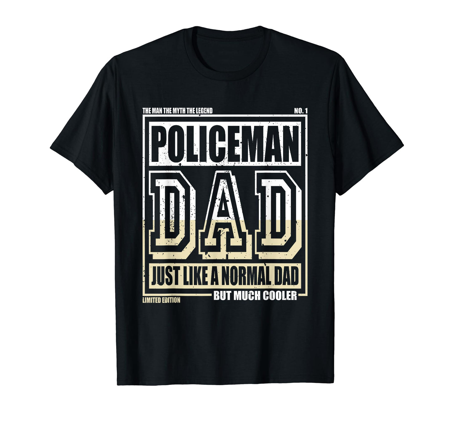 Like Normal Dad Father Policeman T-Shirt - Aesthetic Graphic Unisex - T-Shirt, Sweatshirt, Hoodie