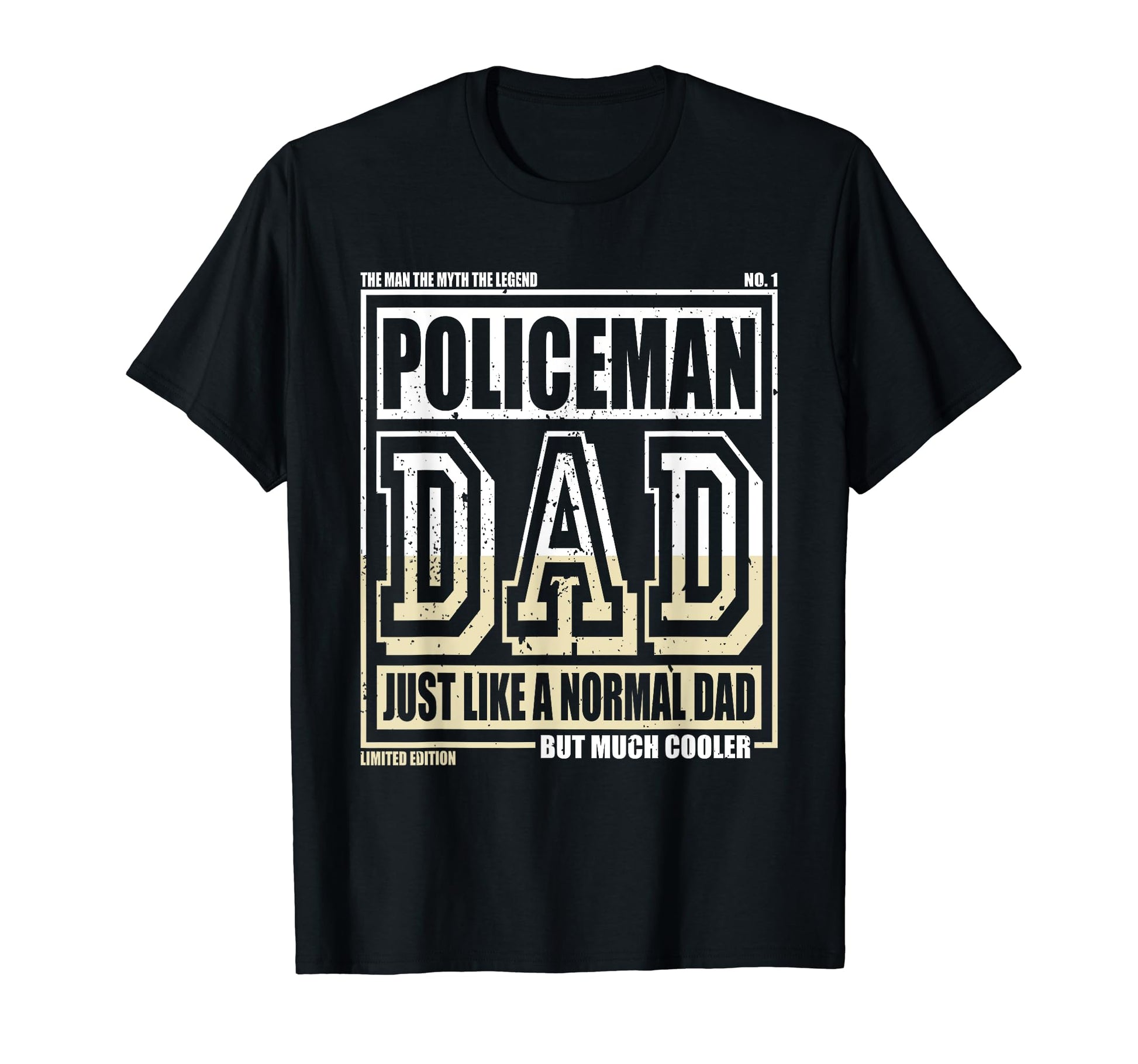 Like Normal Dad Father Policeman T-Shirt - Aesthetic Graphic Unisex - T-Shirt, Sweatshirt, Hoodie