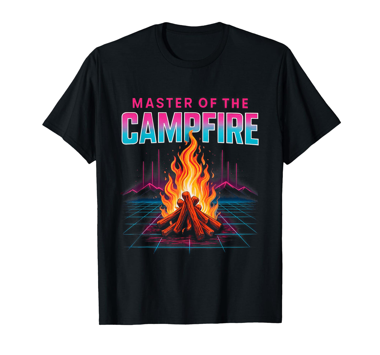 Campfire King Dad Outdoor Camping Gift T-Shirt - Streetwear Style Men Women - T-Shirt, Sweatshirt, Hoodie