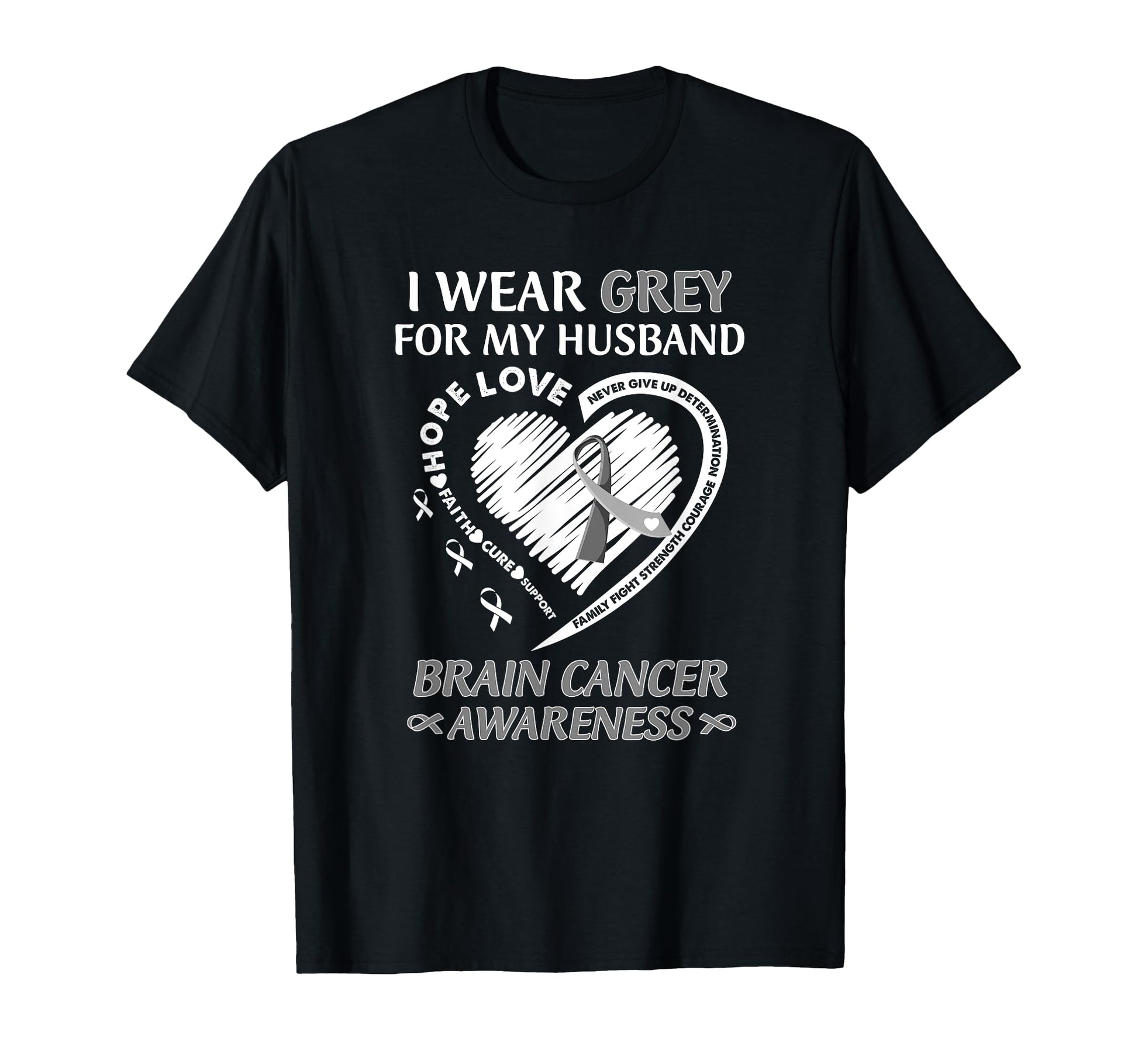 May I Wear Grey My Husband Brain T-Shirt - Unique Graphic for Adults - T-Shirt, Sweatshirt, Hoodie