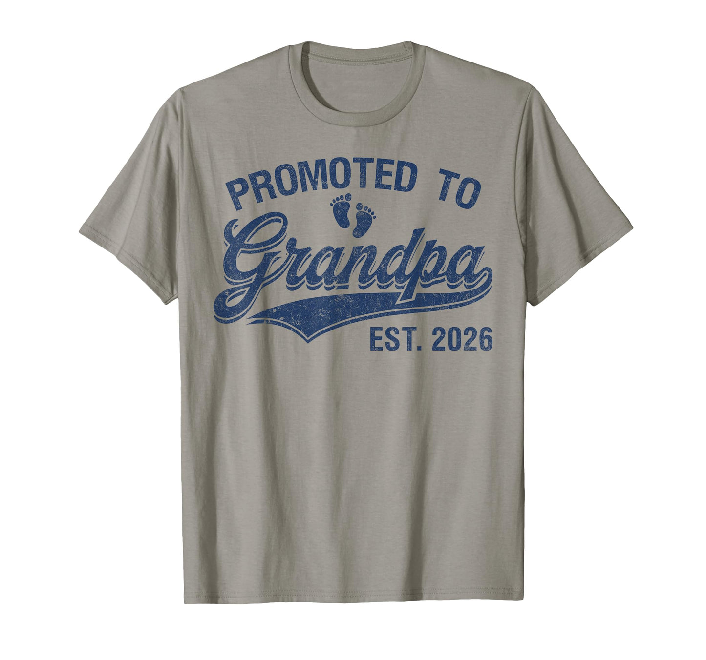 Mens Promoted To Grandpa Est 2026 T-Shirt - Custom Art Print Unisex - T-Shirt, Sweatshirt, Hoodie