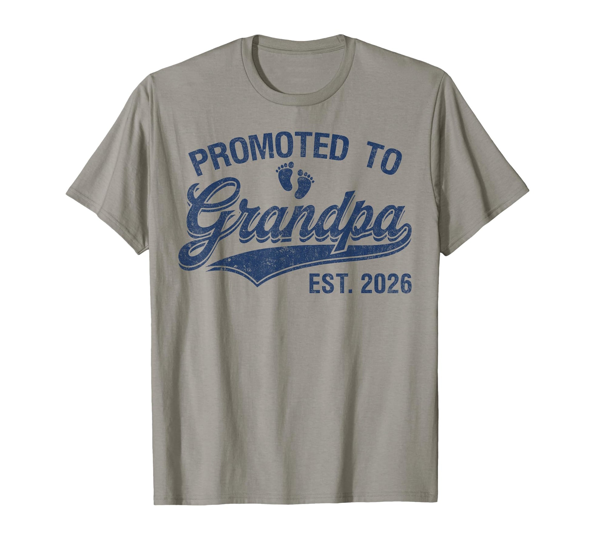 Mens Promoted To Grandpa Est 2026 T-Shirt - Custom Art Print Unisex - T-Shirt, Sweatshirt, Hoodie