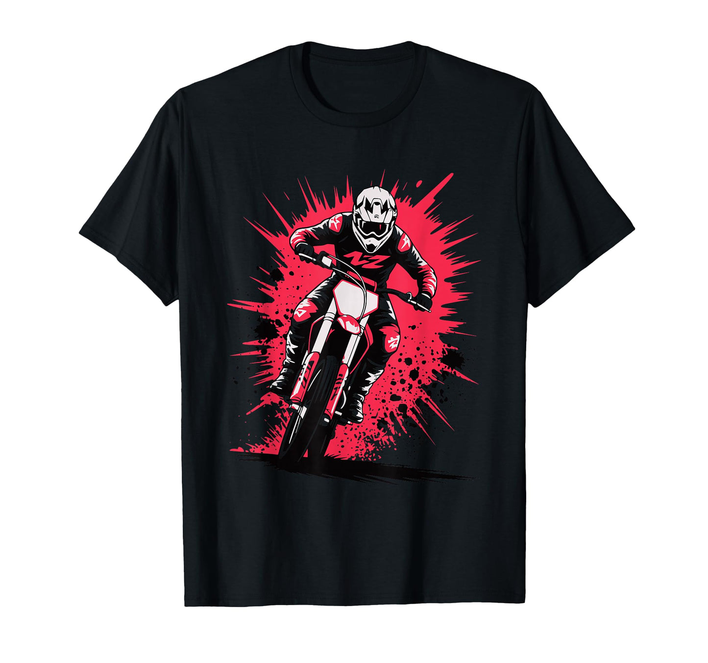 Biker Motorbiker Motorcyclist Bike Rider T-Shirt - Minimalist Print Unisex - T-Shirt, Sweatshirt, Hoodie
