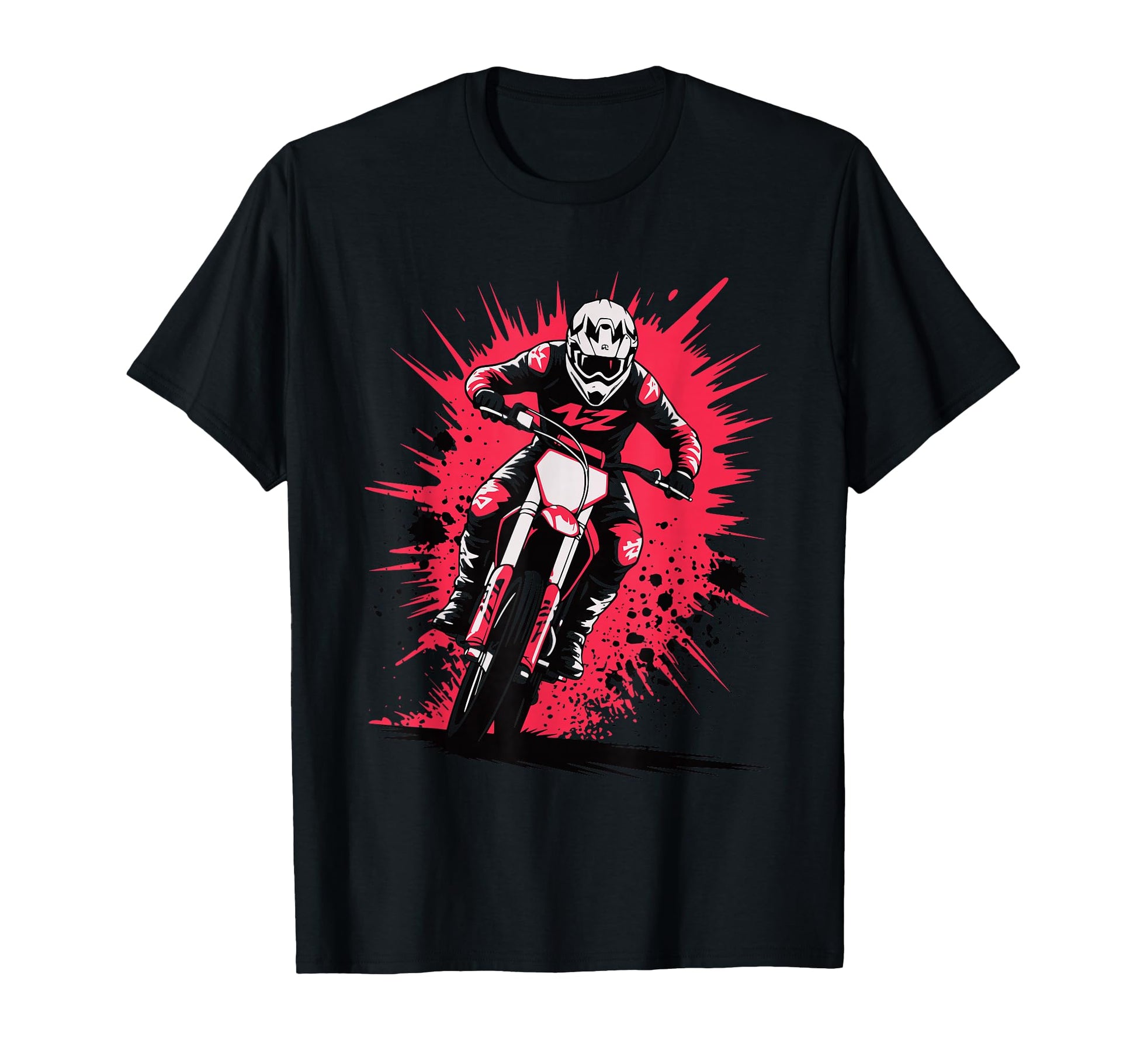 Biker Motorbiker Motorcyclist Bike Rider T-Shirt - Minimalist Print Unisex - T-Shirt, Sweatshirt, Hoodie