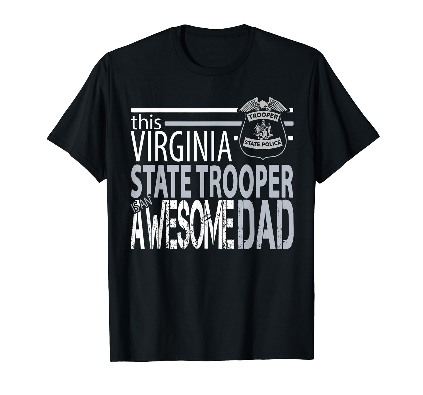 Mens Virginia State Police Va State Sweatshirt - Novelty Apparel Unisex - T-Shirt, Sweatshirt, Hoodie