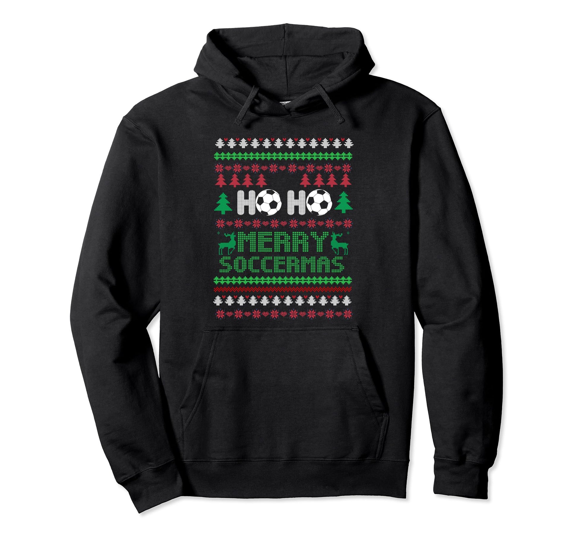 Soccer Goalkeeper Holiday Santa Claus Hoodie - Aesthetic Graphic Men Women - T-Shirt, Sweatshirt, Hoodie