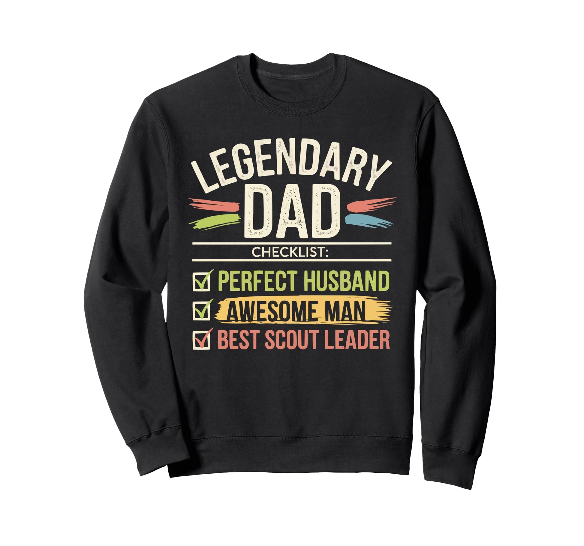 Scout Leader Dad Scouting Sweatshirt - Custom Art Print for Adults - T-Shirt, Sweatshirt, Hoodie