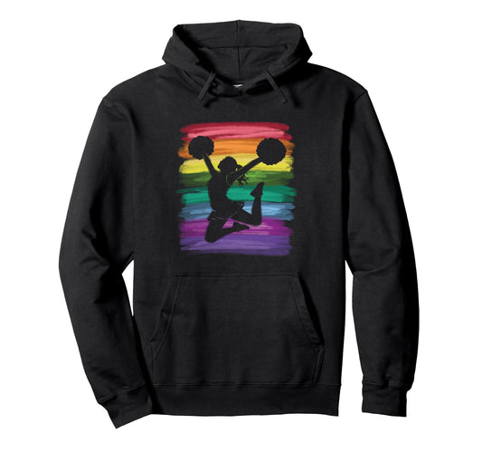 Cheerleader Cheer Mom Love Cheerleading Hoodie - Unique Graphic for Adults - T-Shirt, Sweatshirt, Hoodie