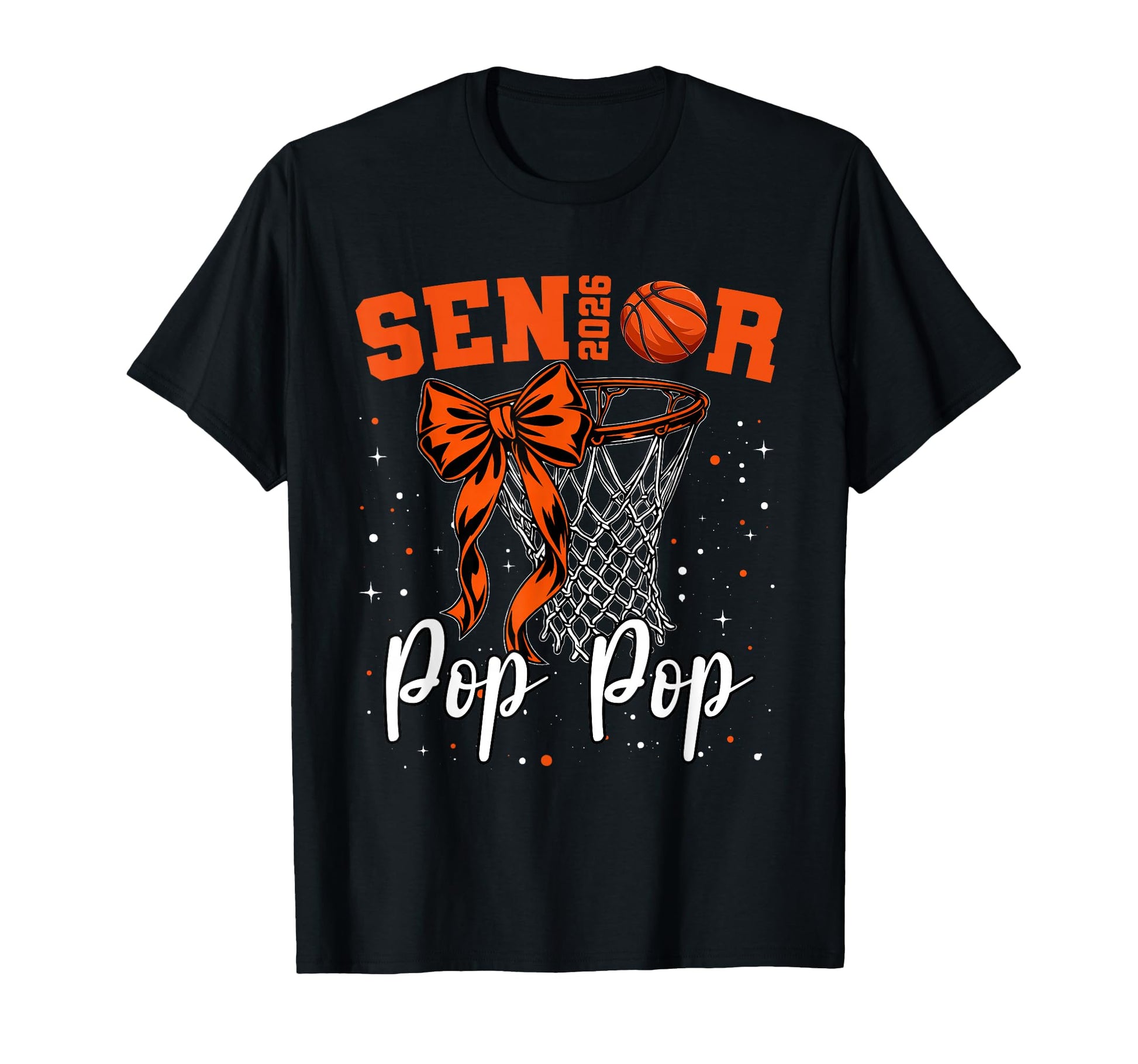 Senior Pop Pop Class 2026 Basketball T-Shirt - Novelty Apparel Men Women - T-Shirt, Sweatshirt, Hoodie