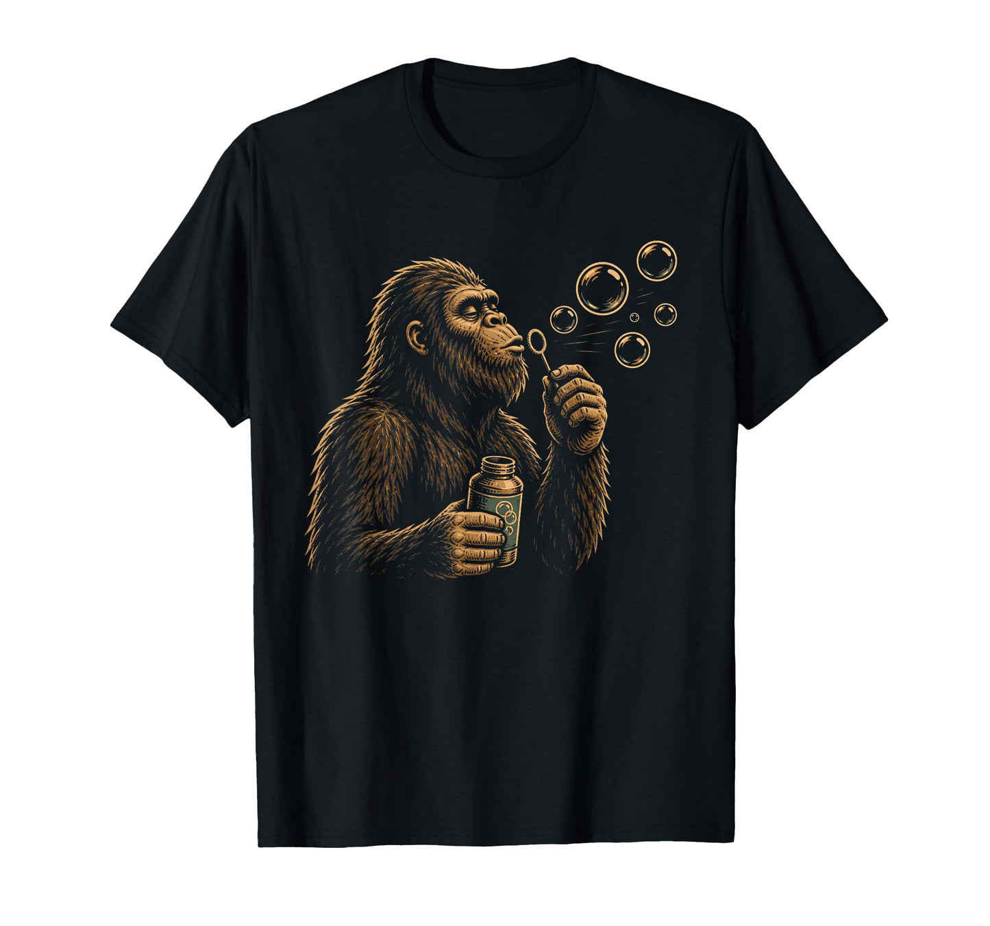 Bigfoot Blowing Dandelion Funny T-Shirt - Casual Everyday Wear Men Women - T-Shirt, Sweatshirt, Hoodie