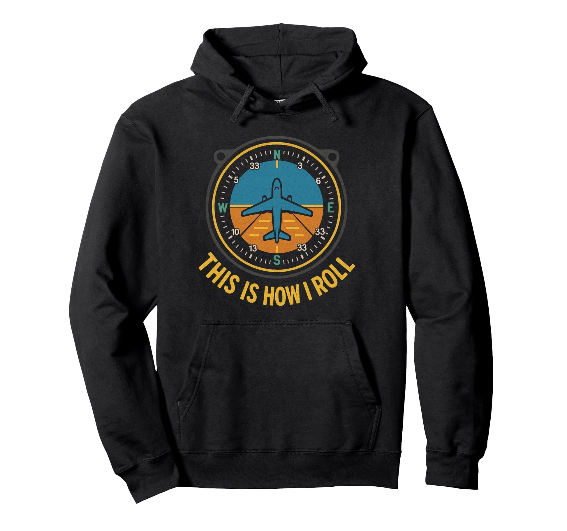 Aviation Flight Airplane This Is How We Hoodie - Trendy Graphic Unisex - T-Shirt, Sweatshirt, Hoodie