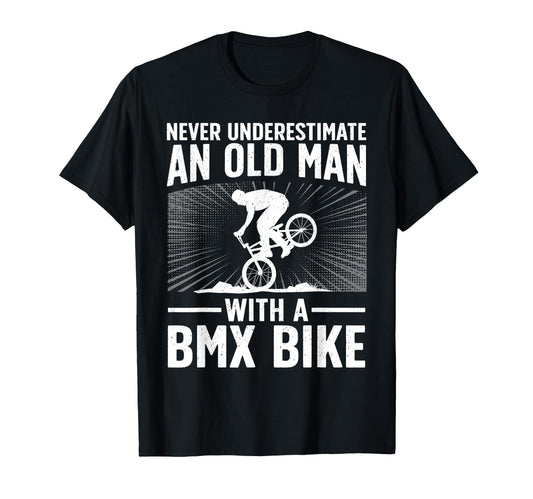 Bmx Bike Grandpa Bmx Bike Rider Lover T-Shirt - Streetwear Style for Adults - T-Shirt, Sweatshirt, Hoodie