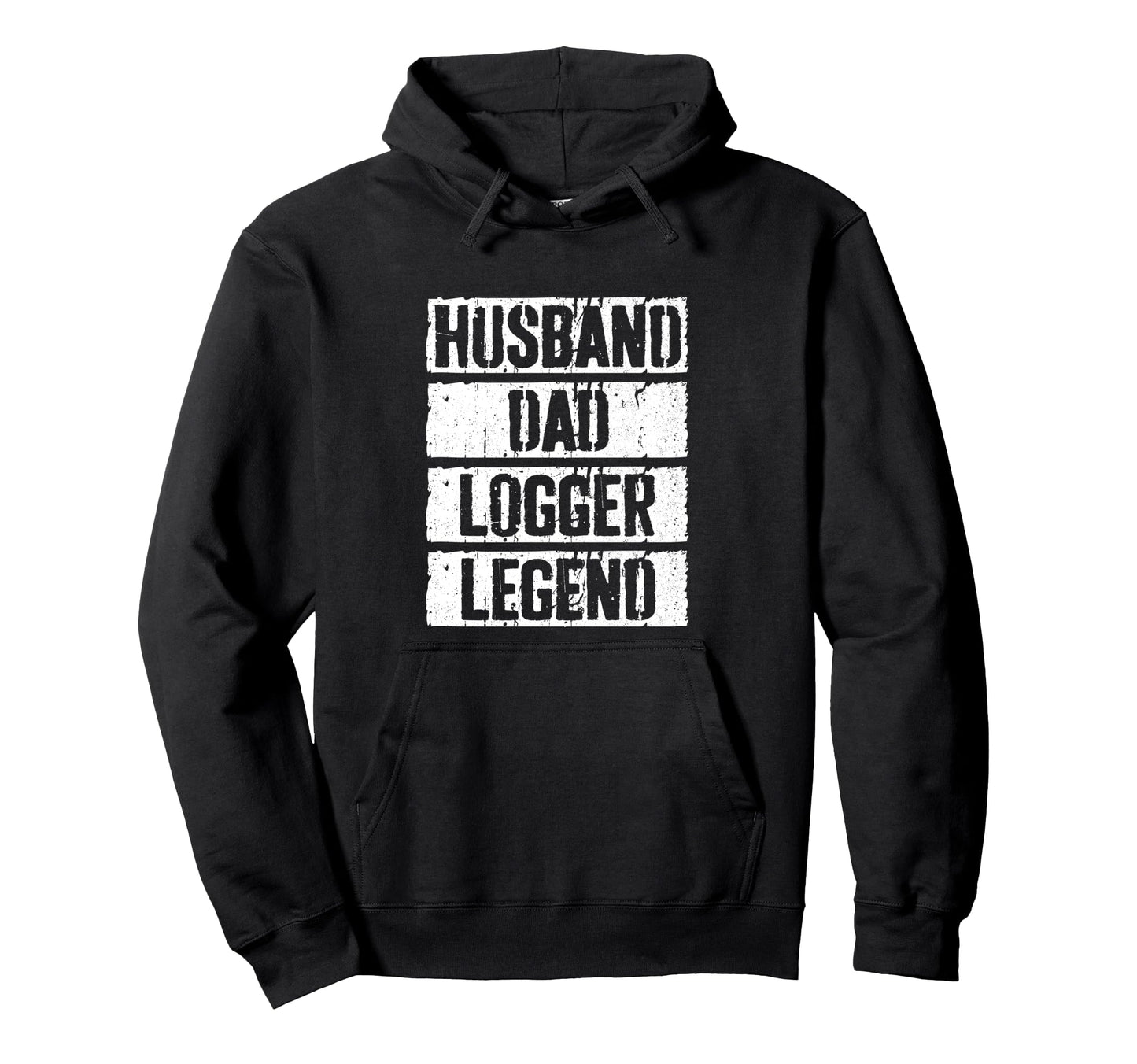 Husband Dad Logger Legend Lumberman Hoodie - Custom Art Print Men Women - T-Shirt, Sweatshirt, Hoodie