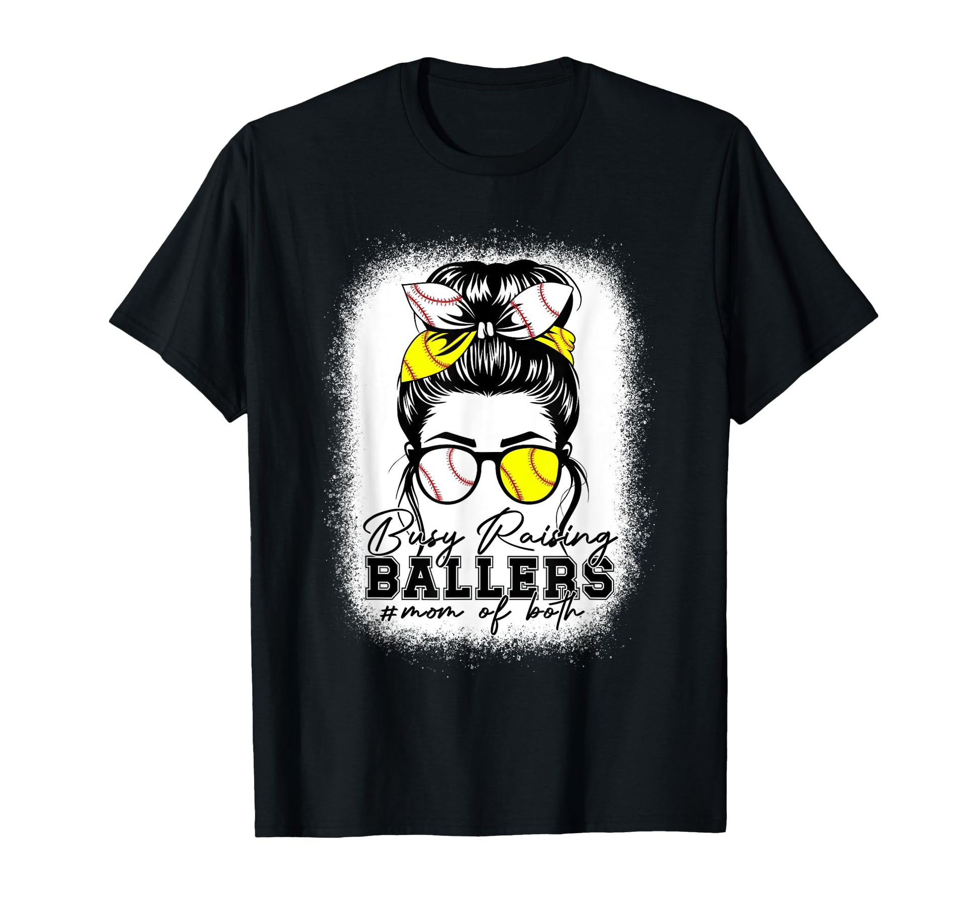 Busy Raising Ballers Baseball Softball T-Shirt - Minimalist Print Unisex - T-Shirt, Sweatshirt, Hoodie