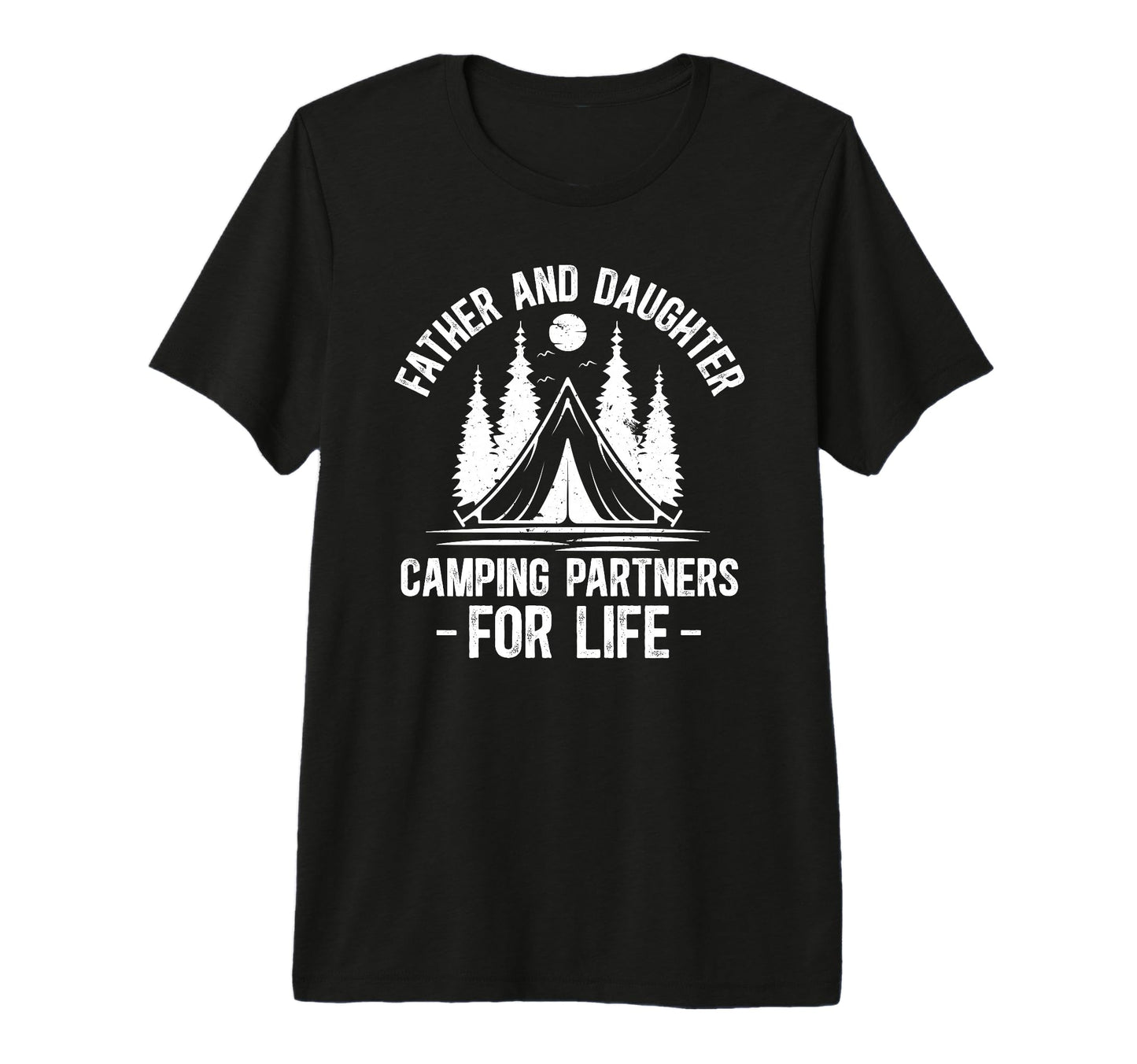 Father And Daughter Camping Buddies T-Shirt - Aesthetic Graphic Men Women - T-Shirt, Sweatshirt, Hoodie