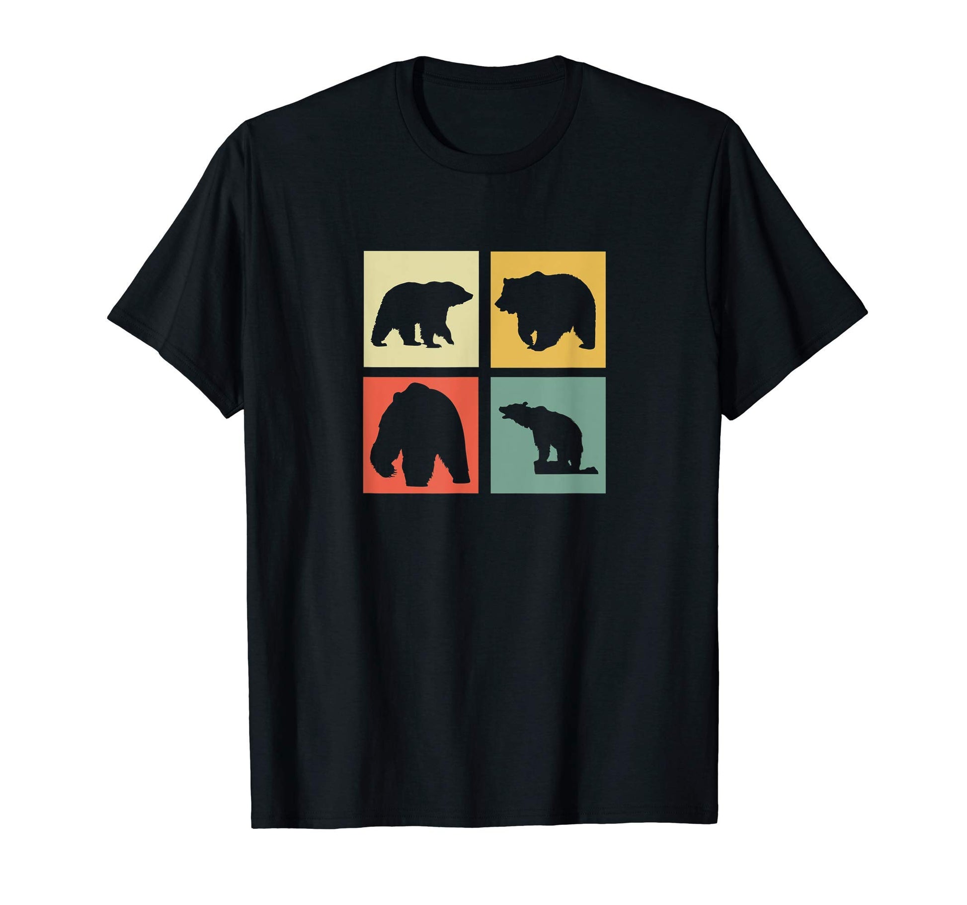 Pop Art Bear Forest Animal Lover Gift T-Shirt - Graphic Print for Adults - T-Shirt, Sweatshirt, Hoodie