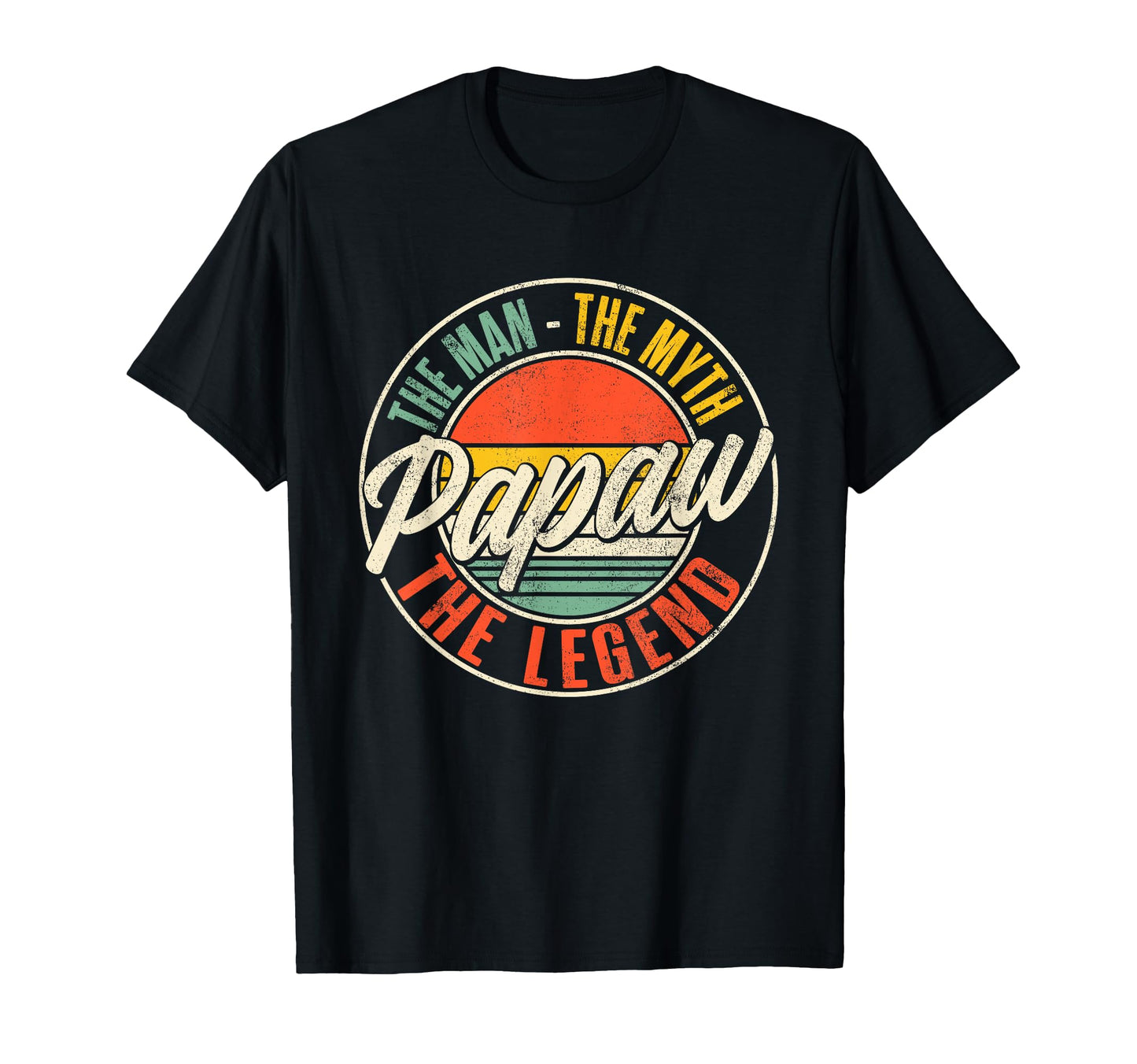 Papaw Myth Legend Dad Grandpa T-Shirt - Graphic Print for Adults - T-Shirt, Sweatshirt, Hoodie
