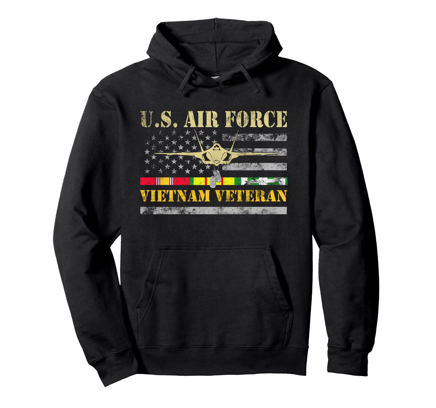 U S Air Force Vietnam Veteran Usaf Hoodie - Streetwear Style for Adults - T-Shirt, Sweatshirt, Hoodie
