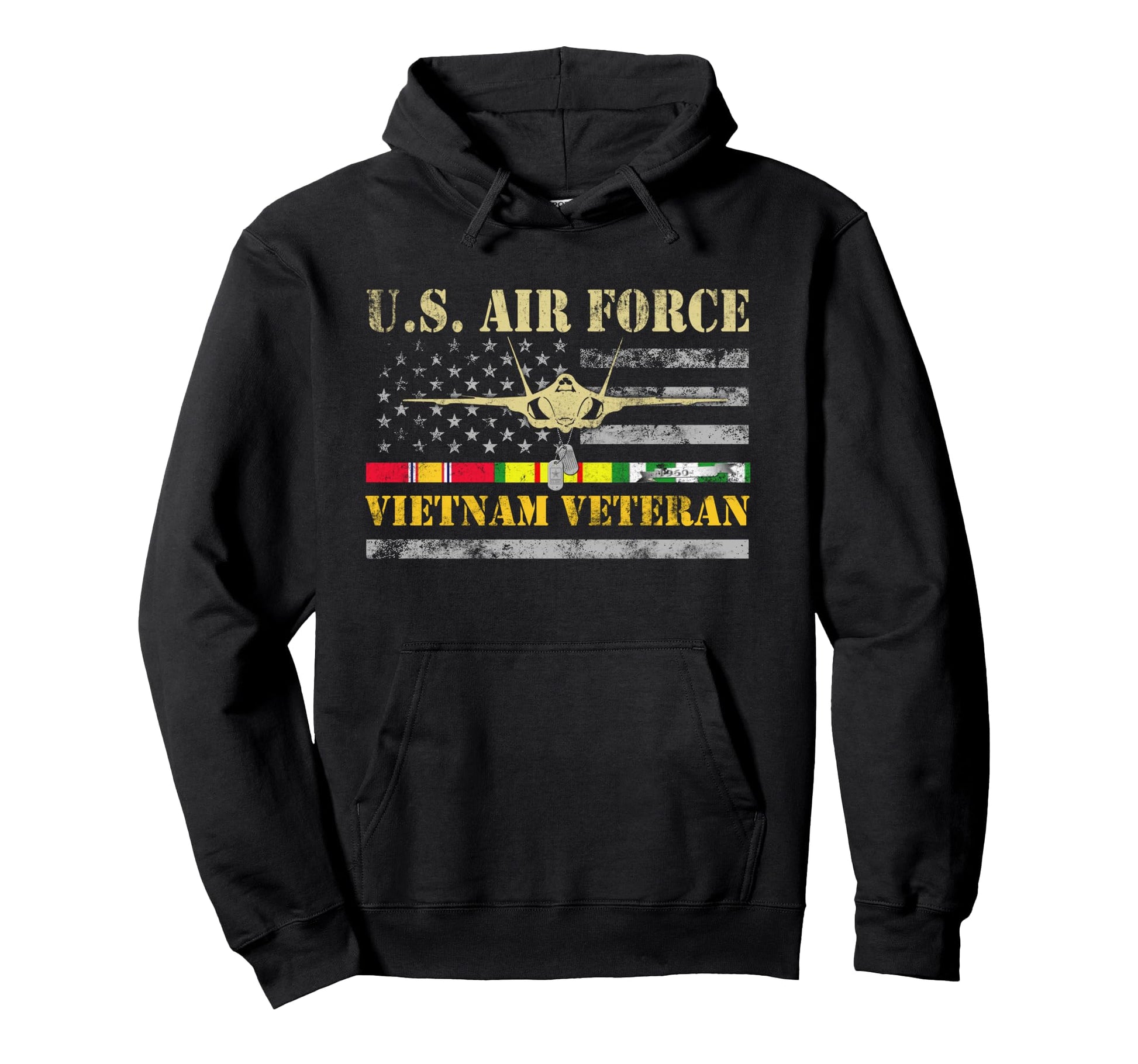 U S Air Force Vietnam Veteran Usaf Hoodie - Streetwear Style for Adults - T-Shirt, Sweatshirt, Hoodie
