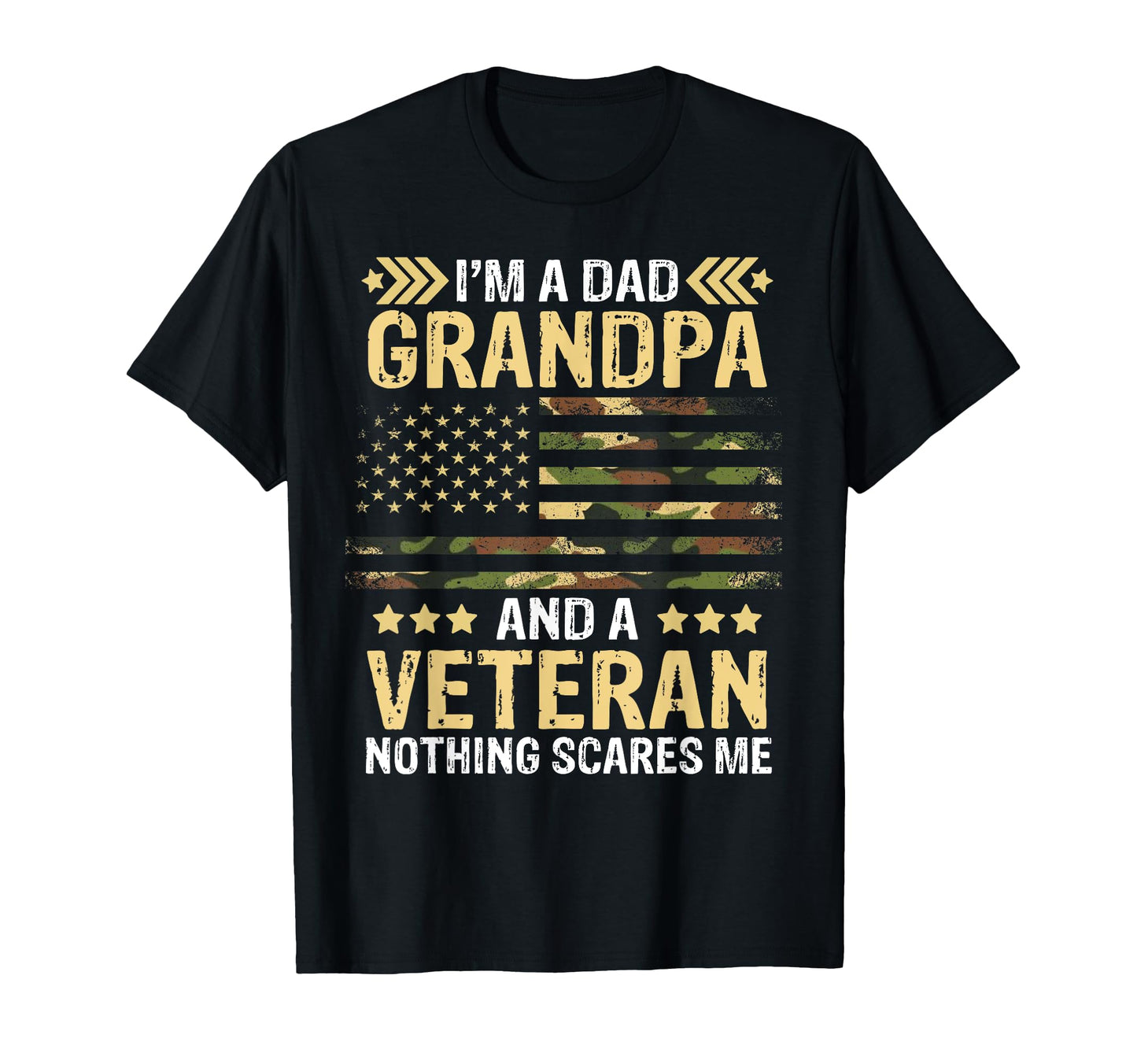 Im Dad Grandpa And Veteran Us Military T-Shirt - Novelty Apparel Unisex - T-Shirt, Sweatshirt, Hoodie