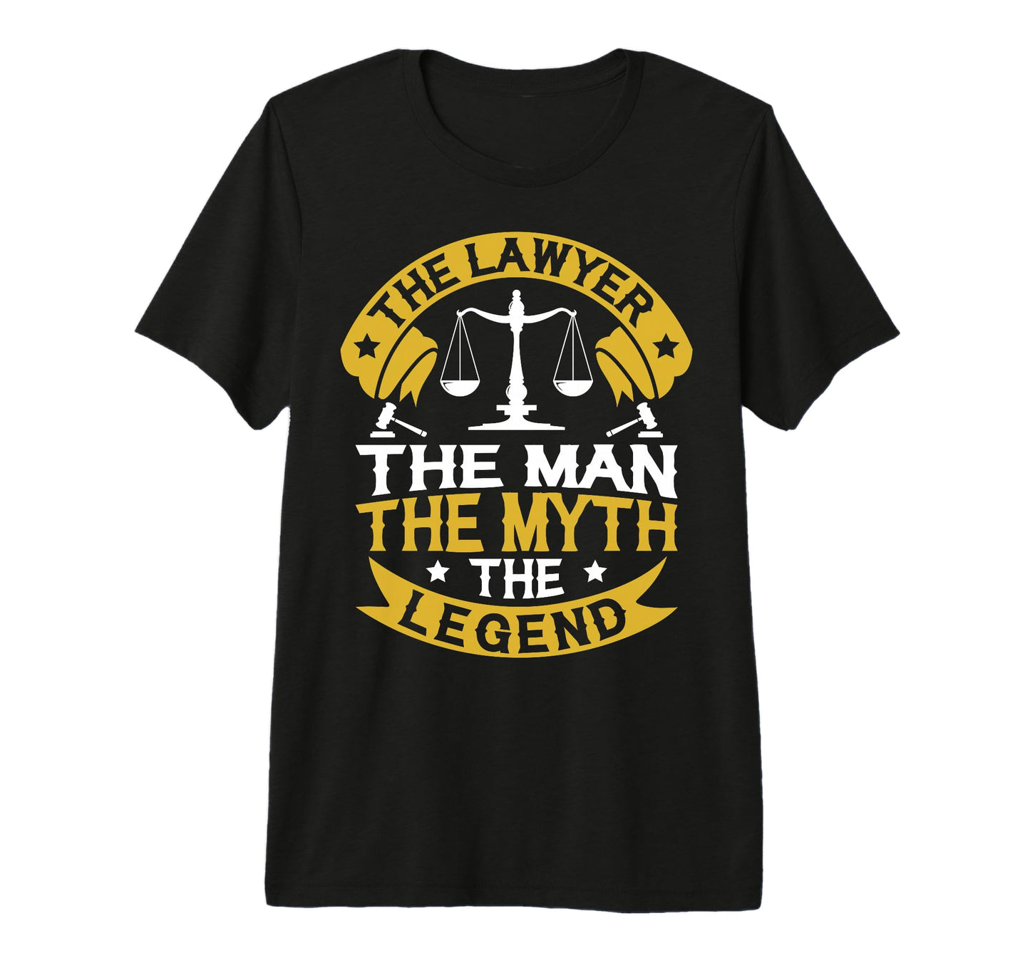 Lawyer Myth Legend Dad Legal Attorney T-Shirt - Unique Graphic for Adults - T-Shirt, Sweatshirt, Hoodie