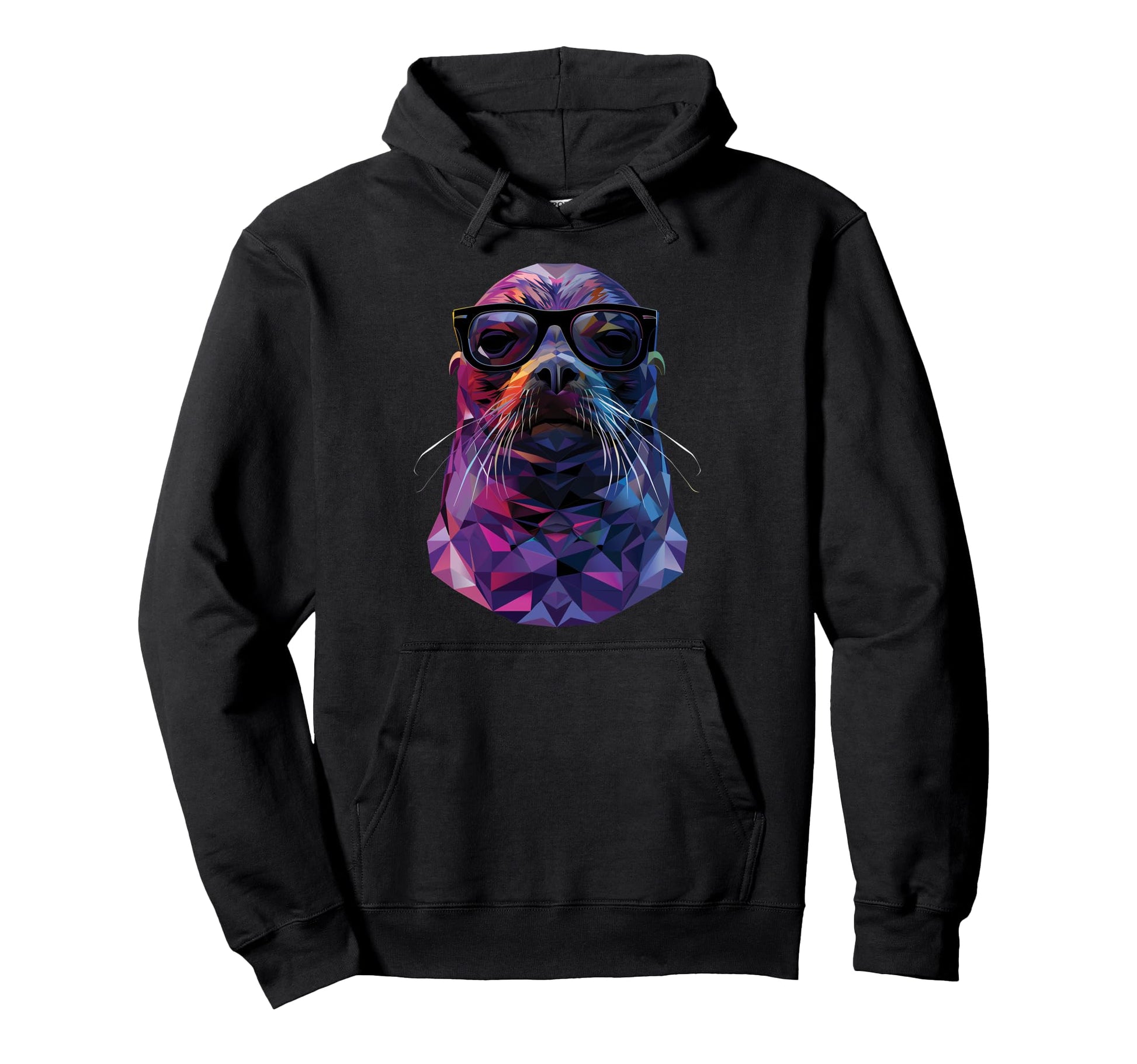 Sea Lion Dad Mom Sunglasses Sea Lion Hoodie - Trendy Graphic Men Women - T-Shirt, Sweatshirt, Hoodie