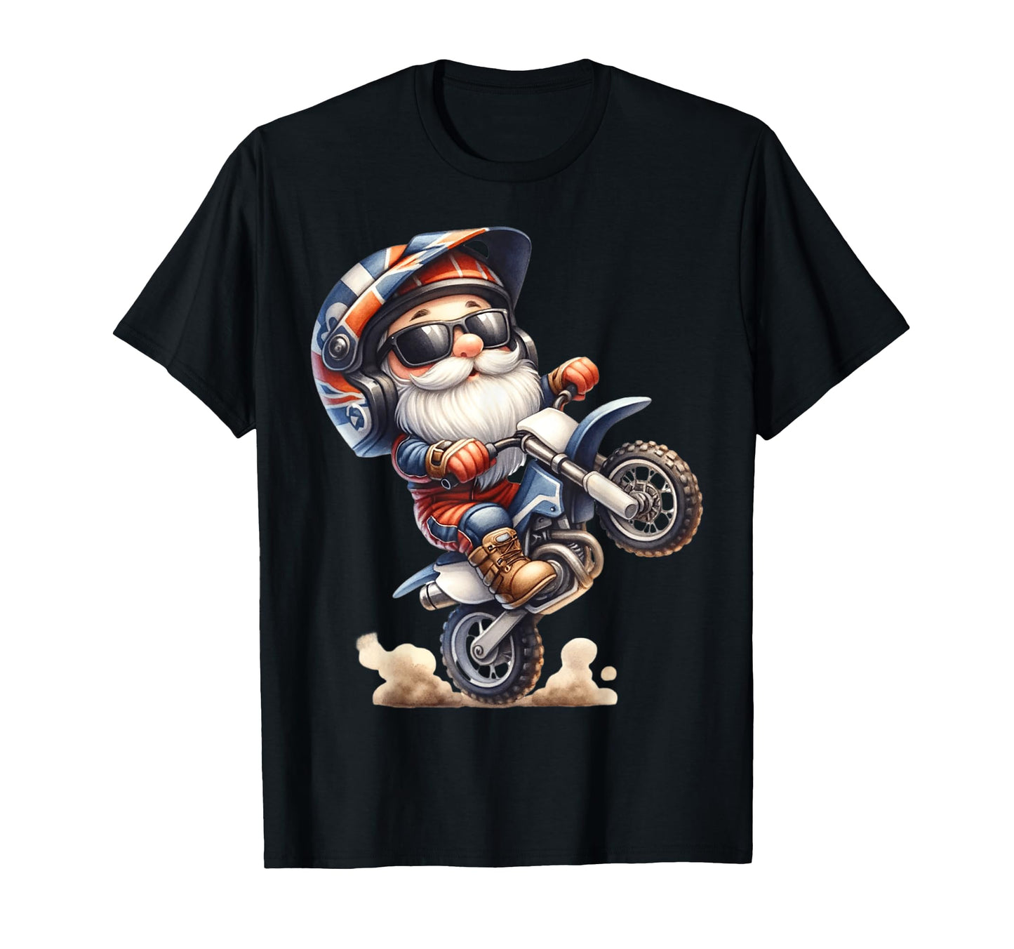 Motocross Dad Gnome And Funny Dirt T-Shirt - Fun Novelty Design Unisex - T-Shirt, Sweatshirt, Hoodie