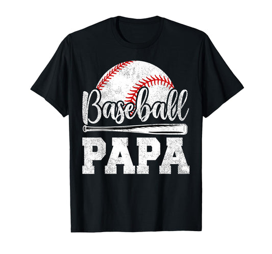 Baseball Papa Baseball Player Game T-Shirt - Streetwear Style Men Women - T-Shirt, Sweatshirt, Hoodie