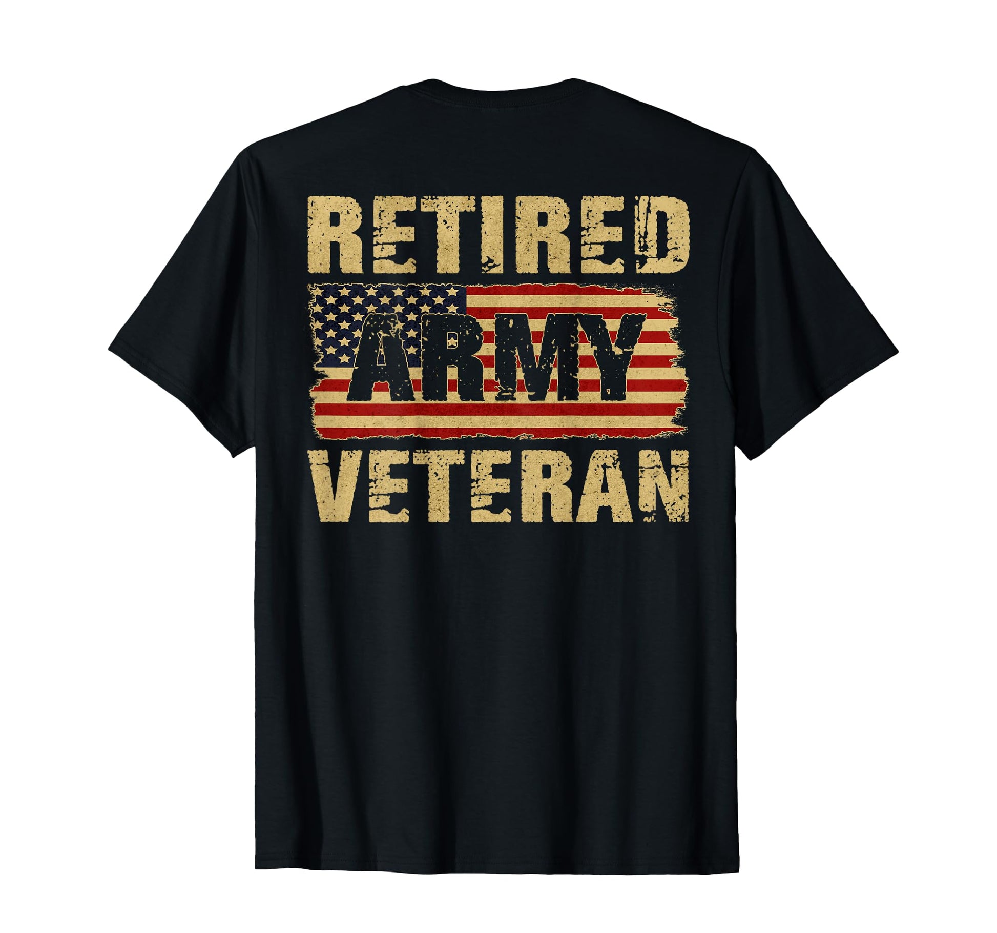 Retired Army Veteran 2026 Usa T-Shirt - Casual Everyday Wear Unisex - T-Shirt, Sweatshirt, Hoodie