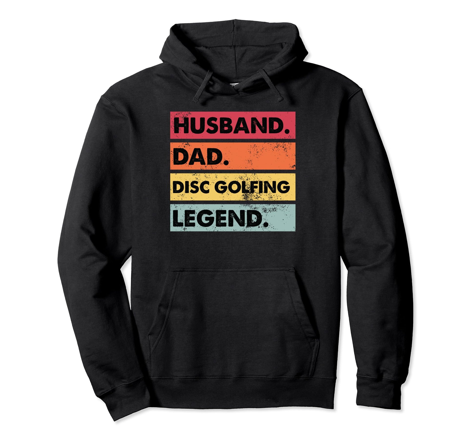 Husband Dad Disc Golfing Funny Disc Golf Hoodie - Unique Graphic Unisex - T-Shirt, Sweatshirt, Hoodie