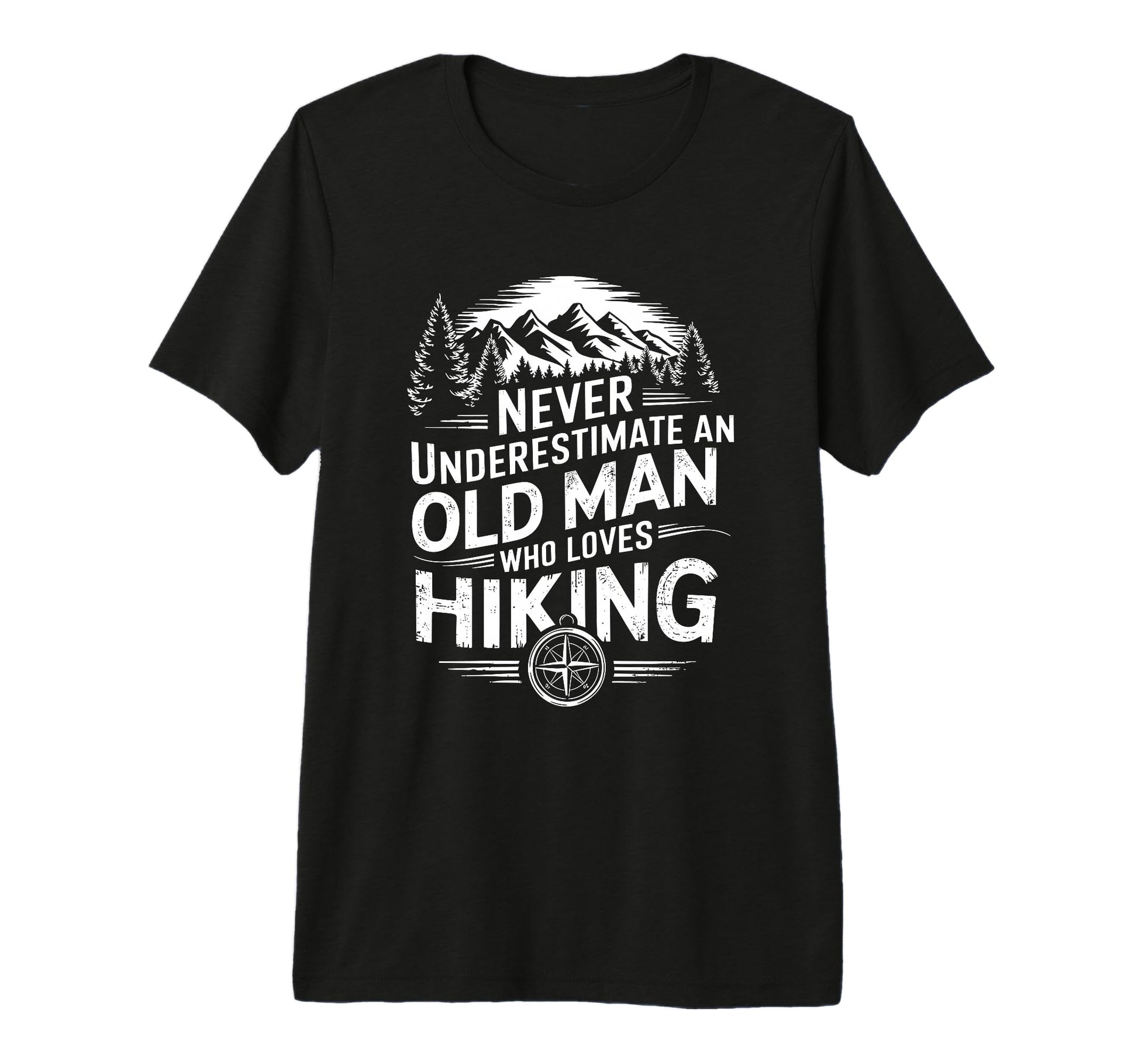 Mens Old Hiking Trekking Hike Dad T-Shirt - Streetwear Style Unisex - T-Shirt, Sweatshirt, Hoodie
