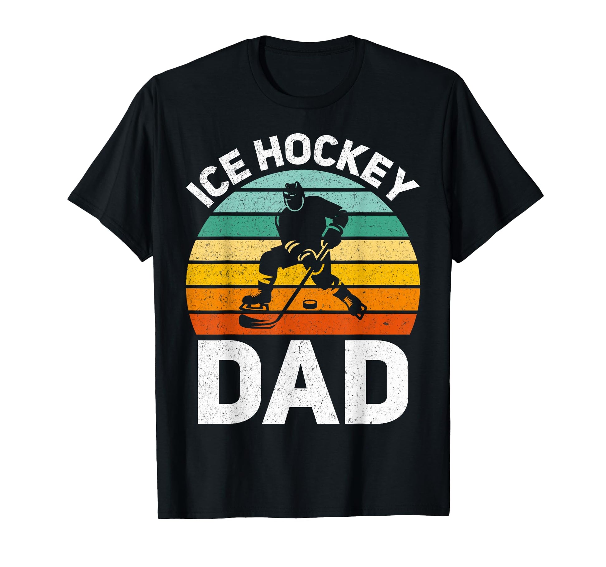 Ice Hockey Dad Ice Hockey Player T-Shirt - Casual Everyday Wear Men Women - T-Shirt, Sweatshirt, Hoodie