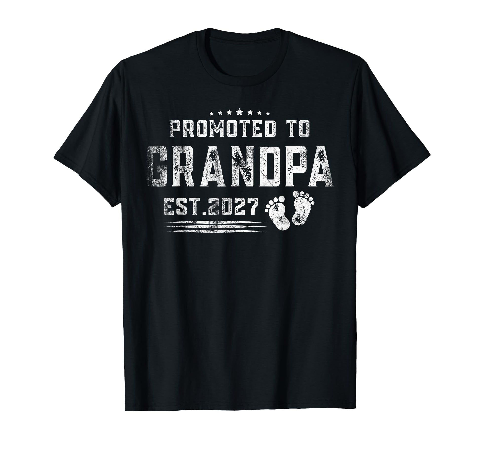Promoted To Grandpa 2027 Funny New T-Shirt - Novelty Apparel for Adults - T-Shirt, Sweatshirt, Hoodie