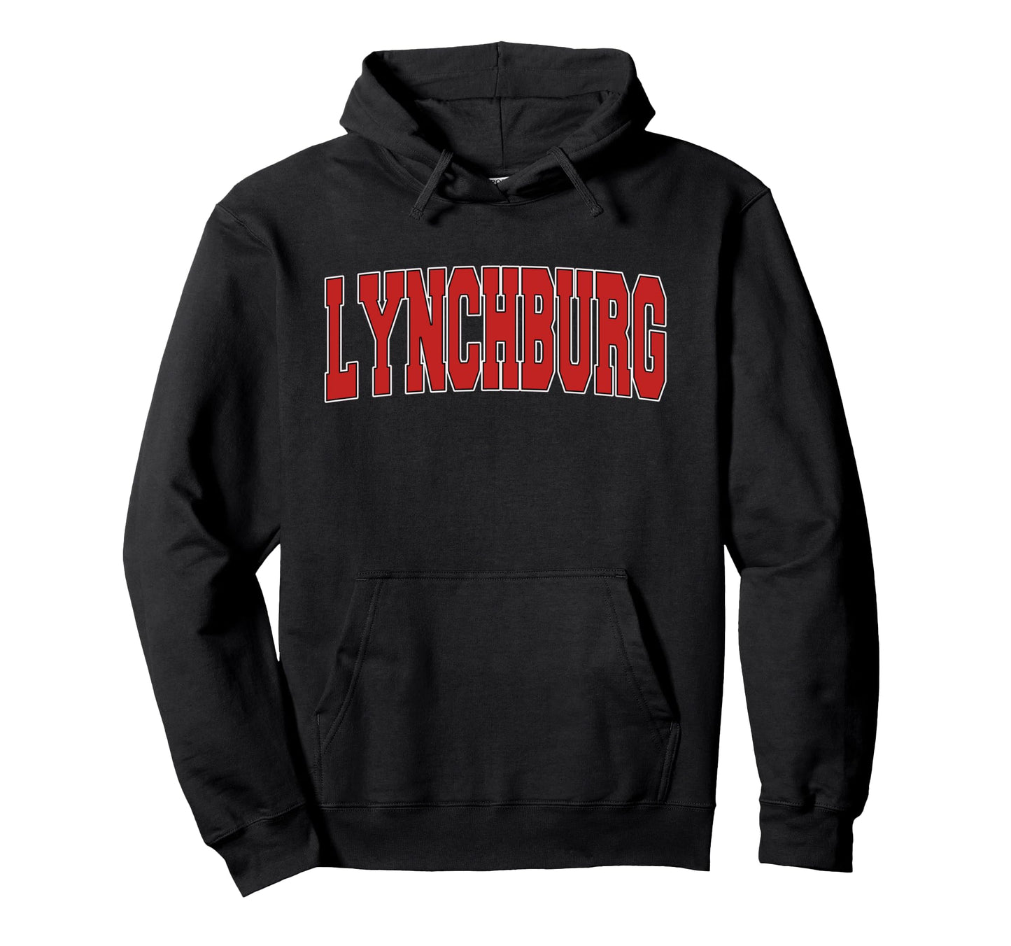 Lynchburg Va Virginia Varsity Usa Hoodie - Fun Novelty Design for Adults - T-Shirt, Sweatshirt, Hoodie