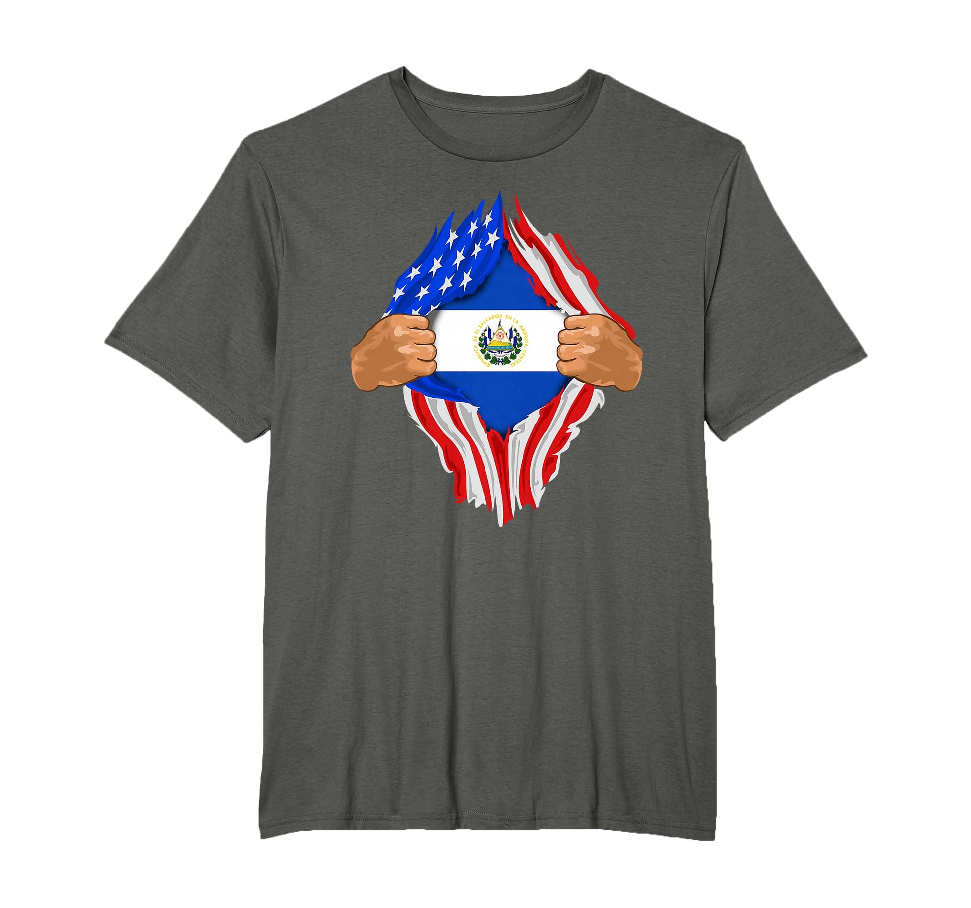 Salvadoran Blood Inside Me El Salvador T-Shirt - Trendy Graphic for Adults - T-Shirt, Sweatshirt, Hoodie