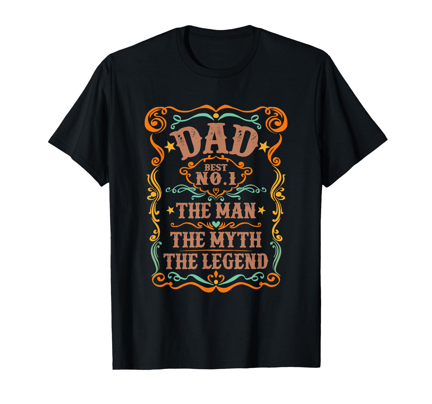 Best Dad Myth Legend Daddy Husband T-Shirt - Minimalist Print for Adults - T-Shirt, Sweatshirt, Hoodie