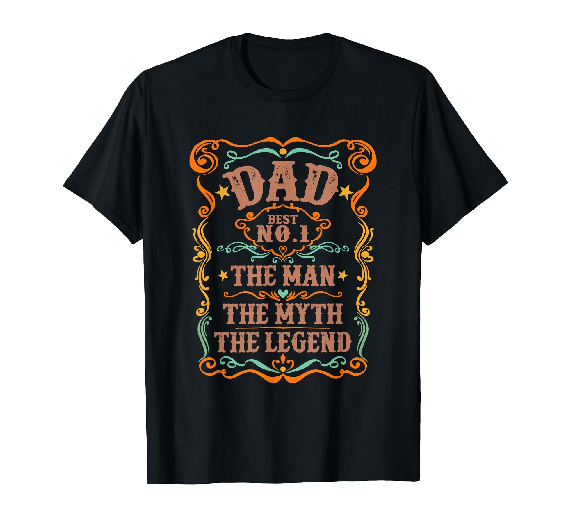 Best Dad Myth Legend Daddy Husband T-Shirt - Minimalist Print for Adults - T-Shirt, Sweatshirt, Hoodie