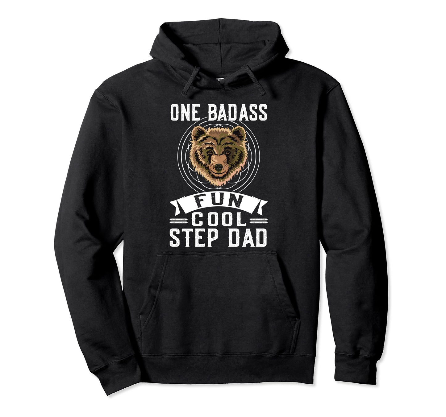 One Fun Step Dad Step Father Hoodie - Fun Novelty Design Men Women - T-Shirt, Sweatshirt, Hoodie